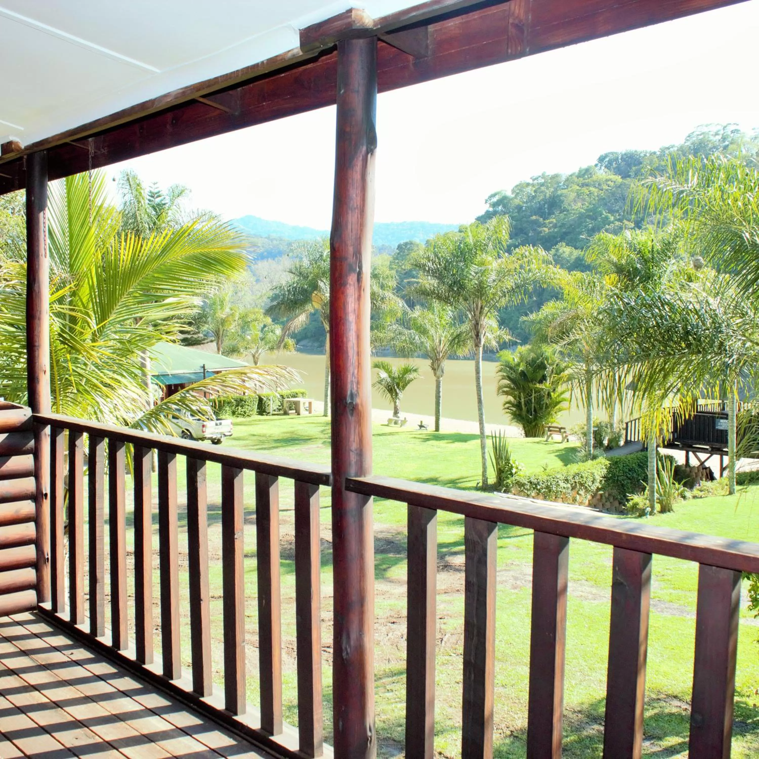 Garden view in The Spotted Grunter Resort