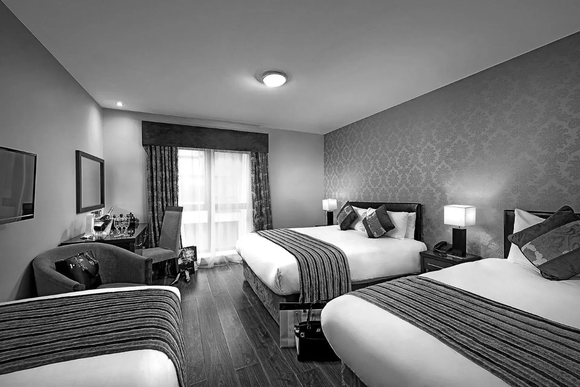 Bed in George Limerick Hotel Bed in George Limerick Hotel