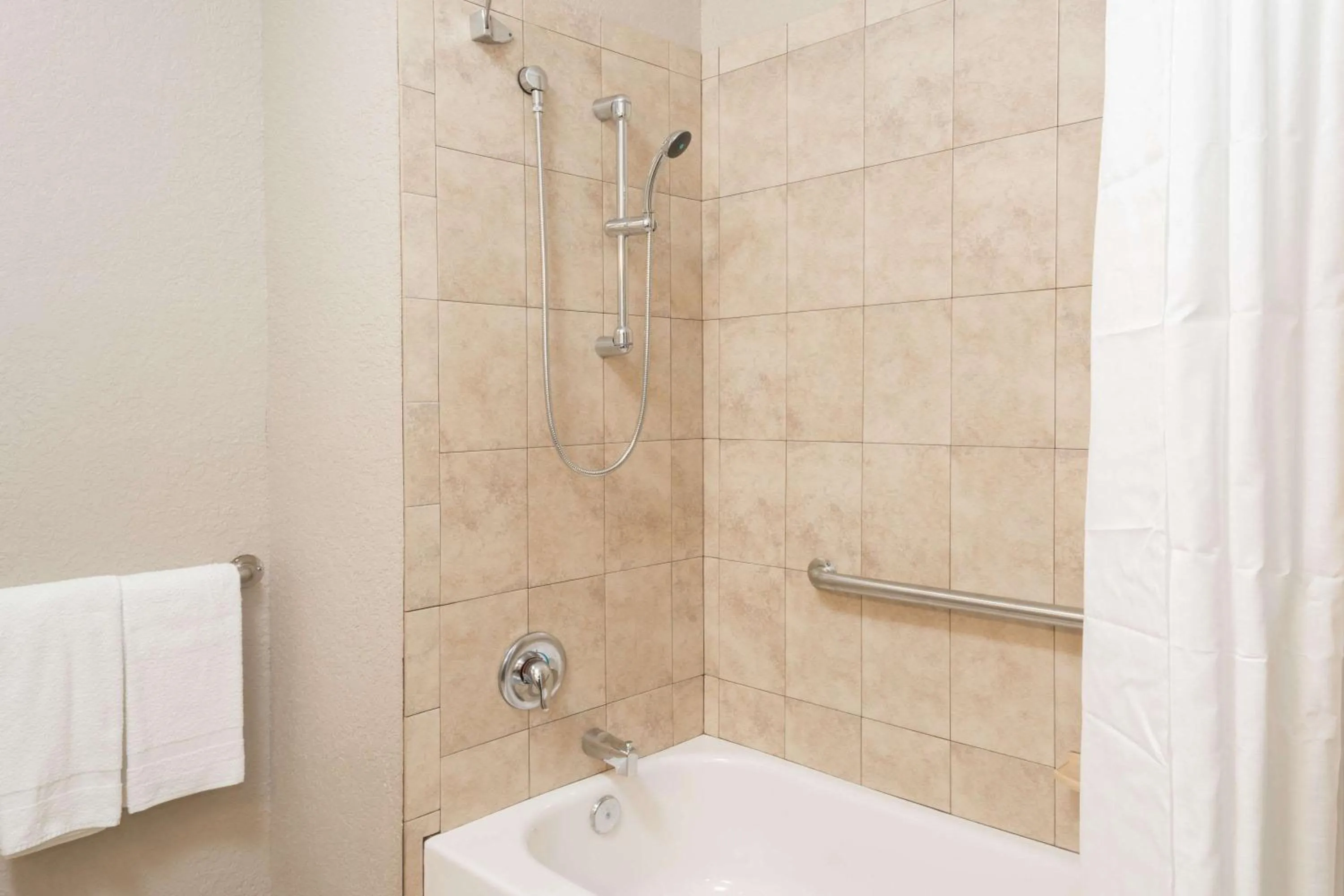 Shower in Super 8 by Wyndham Pompano Beach