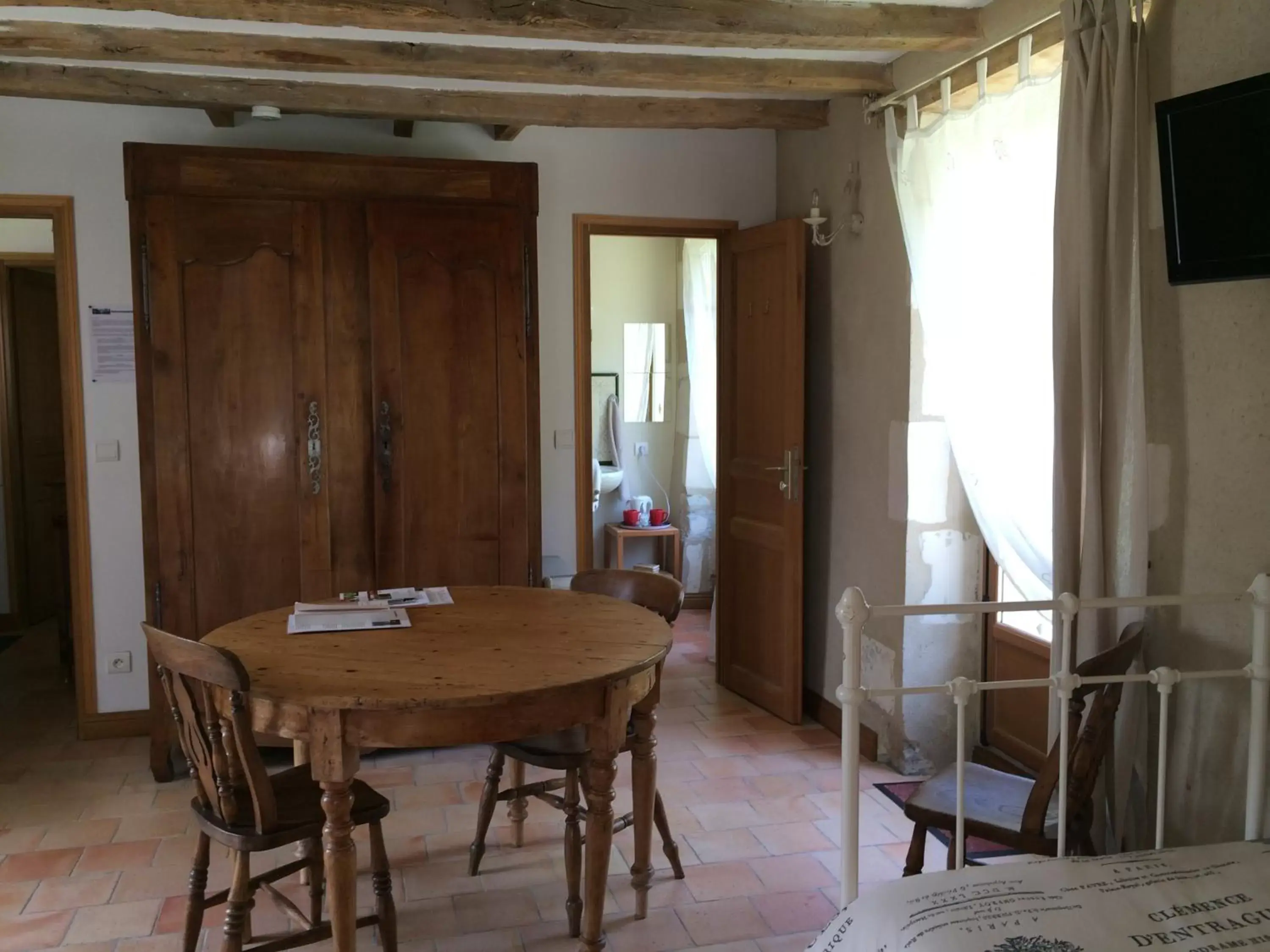 Bathroom, Dining Area in La Barillerie