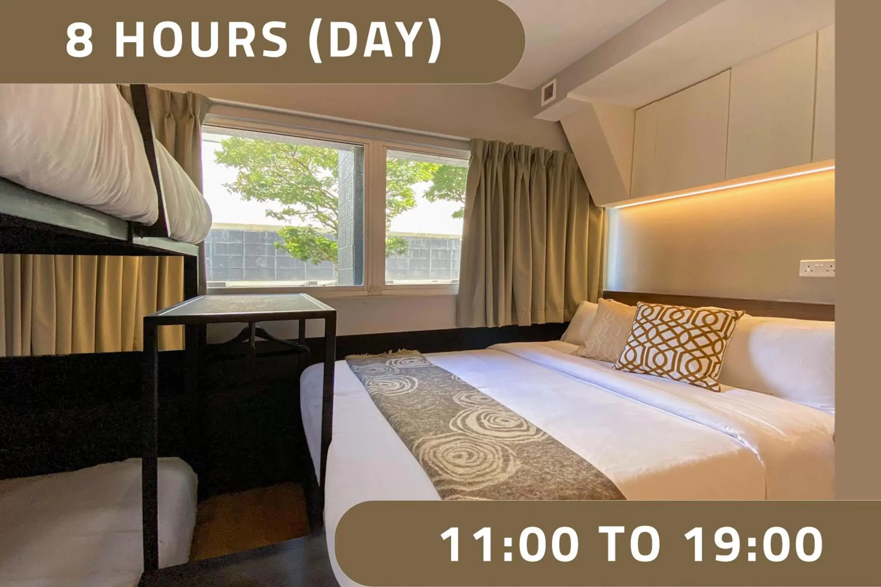Bed in ST Signature Bugis Beach, DAYUSE, 8-9 Hours, check in 8AM or 11AM