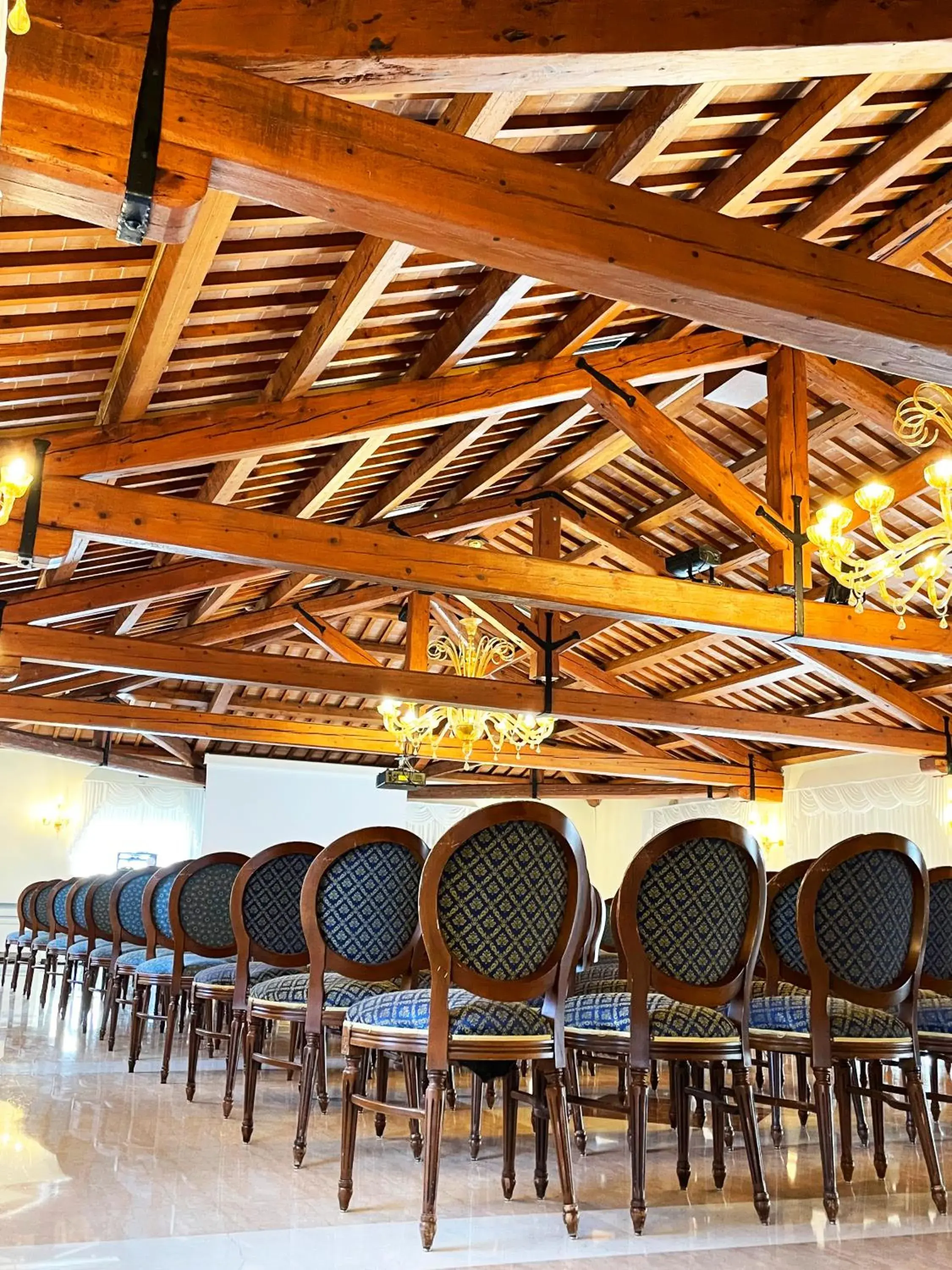 Seating area in Hotel Villa Braida