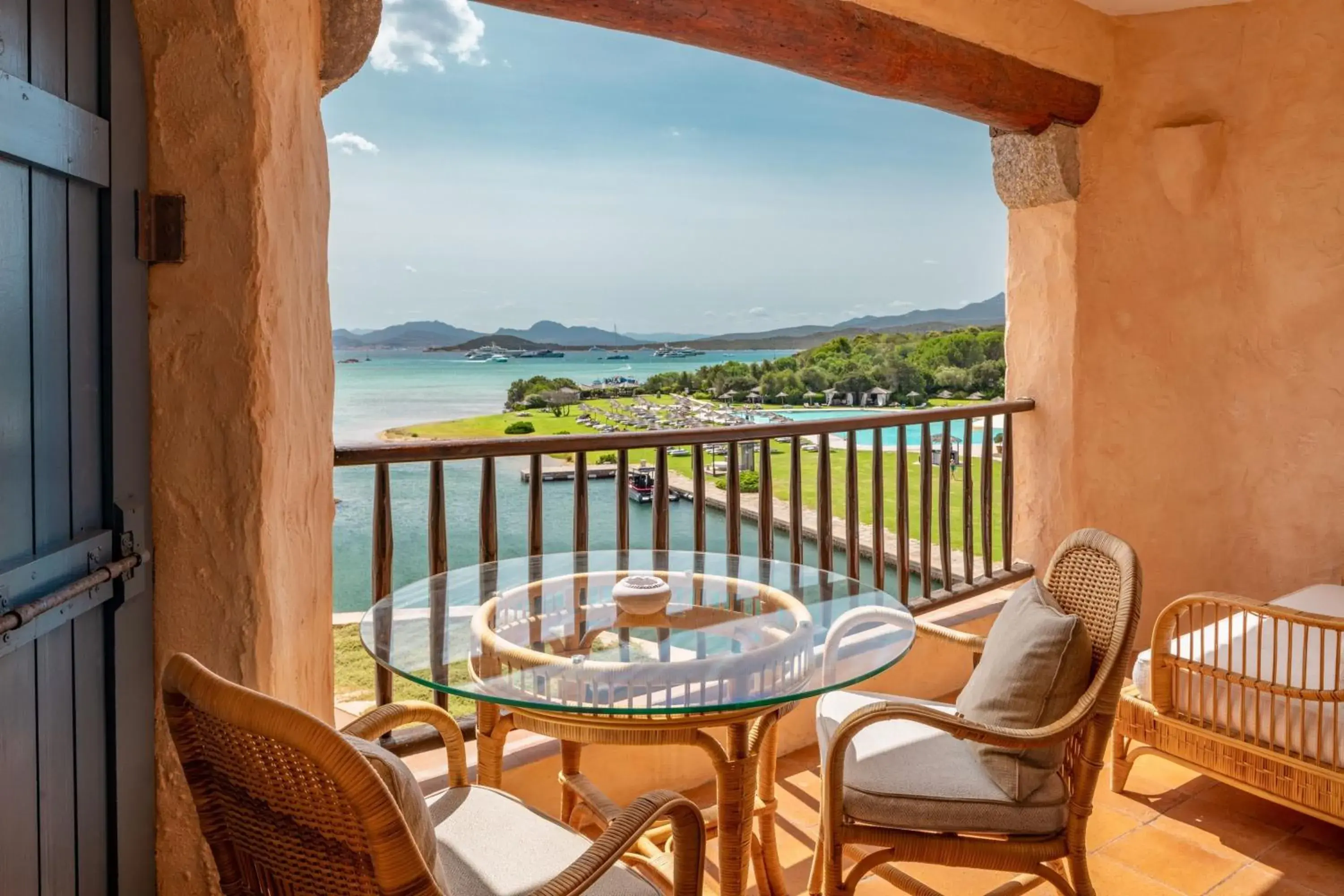 Photo of the whole room, Balcony/Terrace in Hotel Cala Di Volpe A Luxury Collection Hotel Costa Smeralda