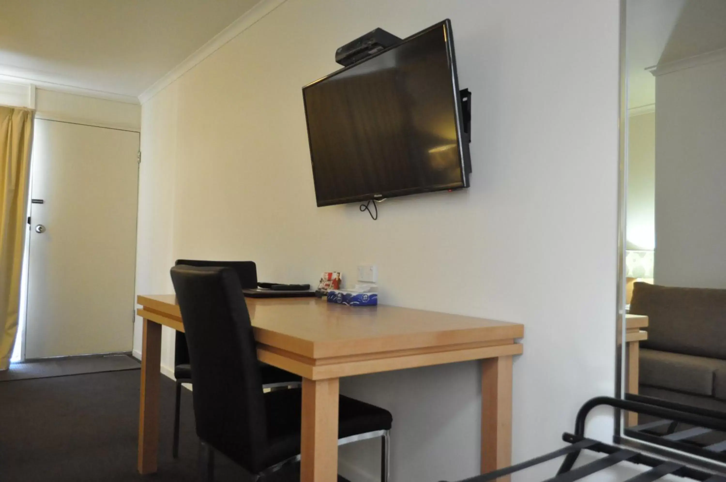 Decorative detail, TV/Entertainment Center in Albury Burvale Motor Inn