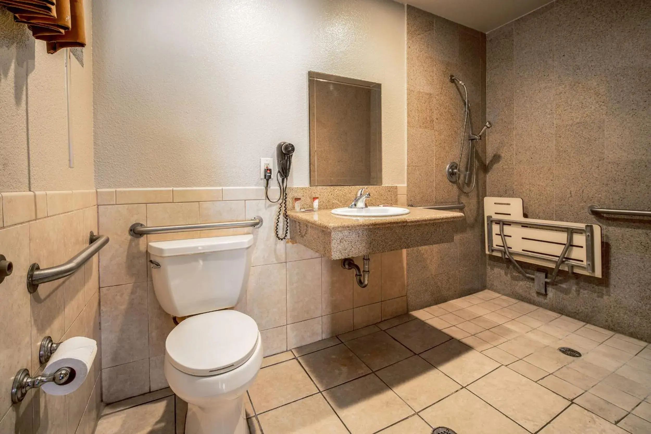 Bathroom in Oak Park Motel