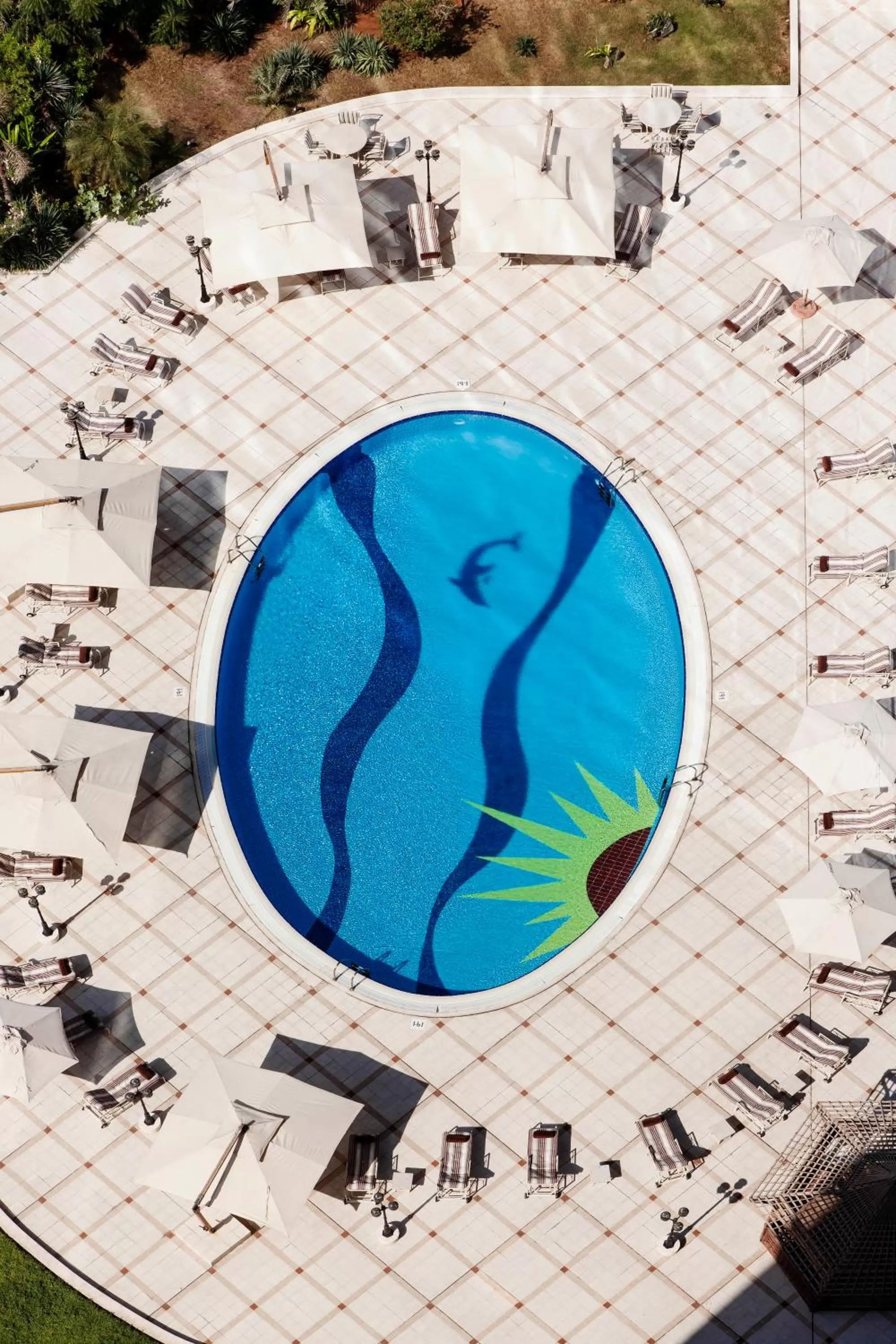 Pool view in Corniche Hotel Sharjah