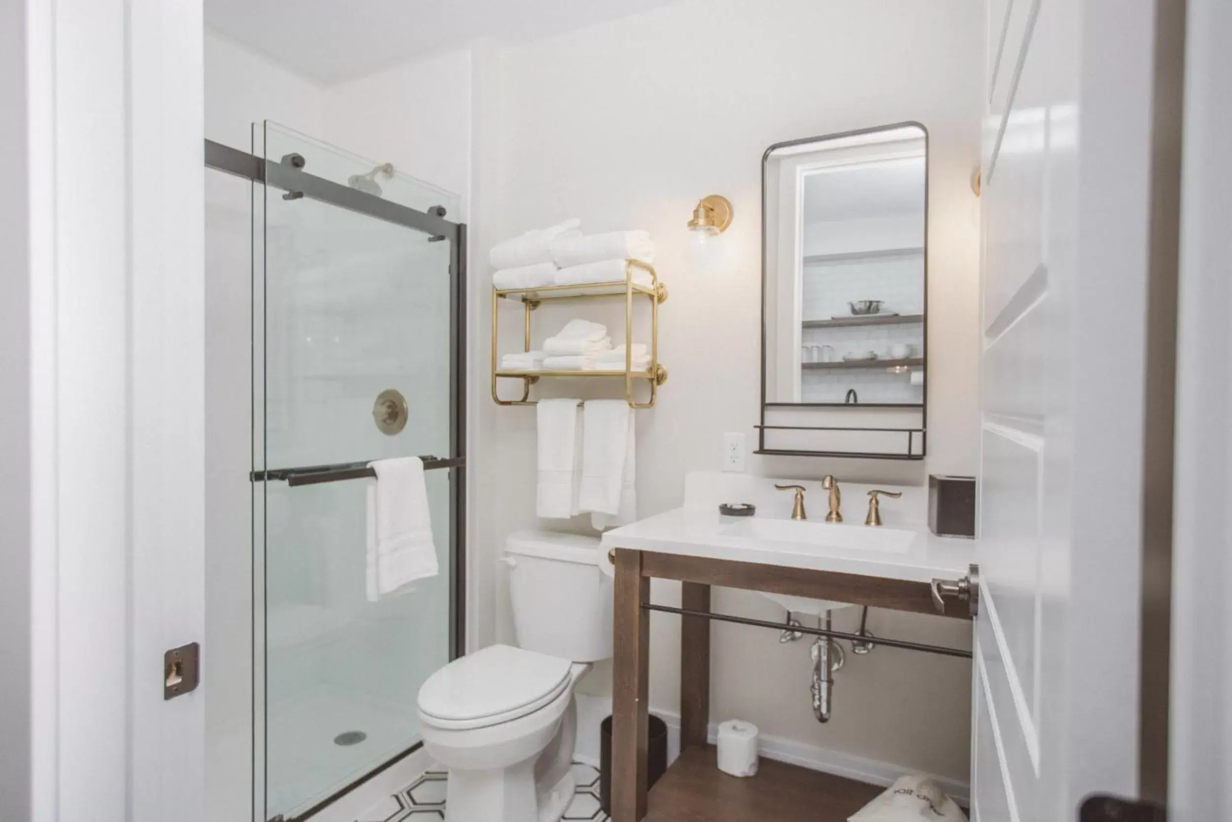 Bathroom in Hancock House