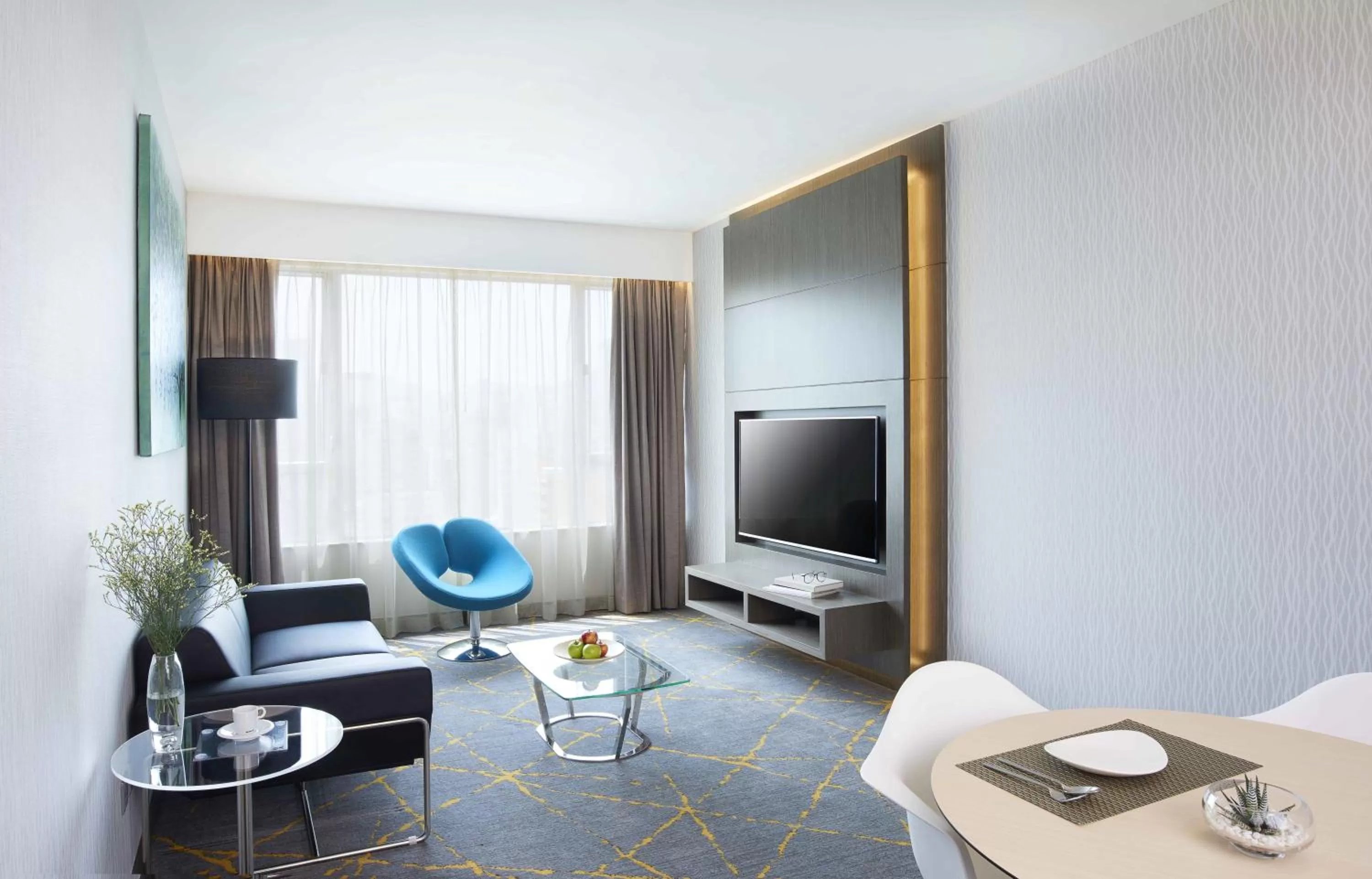 Living room in The Cityview - Chinese YMCA of Hong Kong