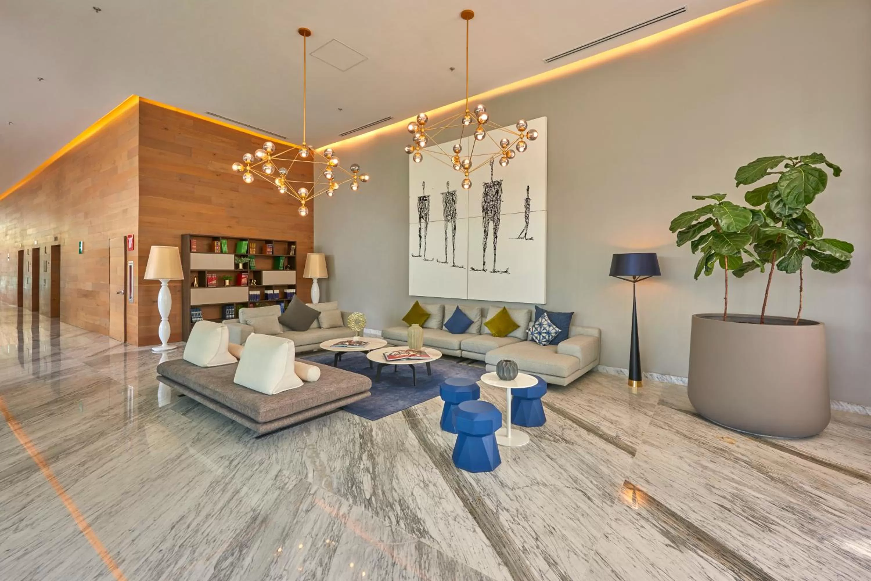 Living room in Park Life Querétaro