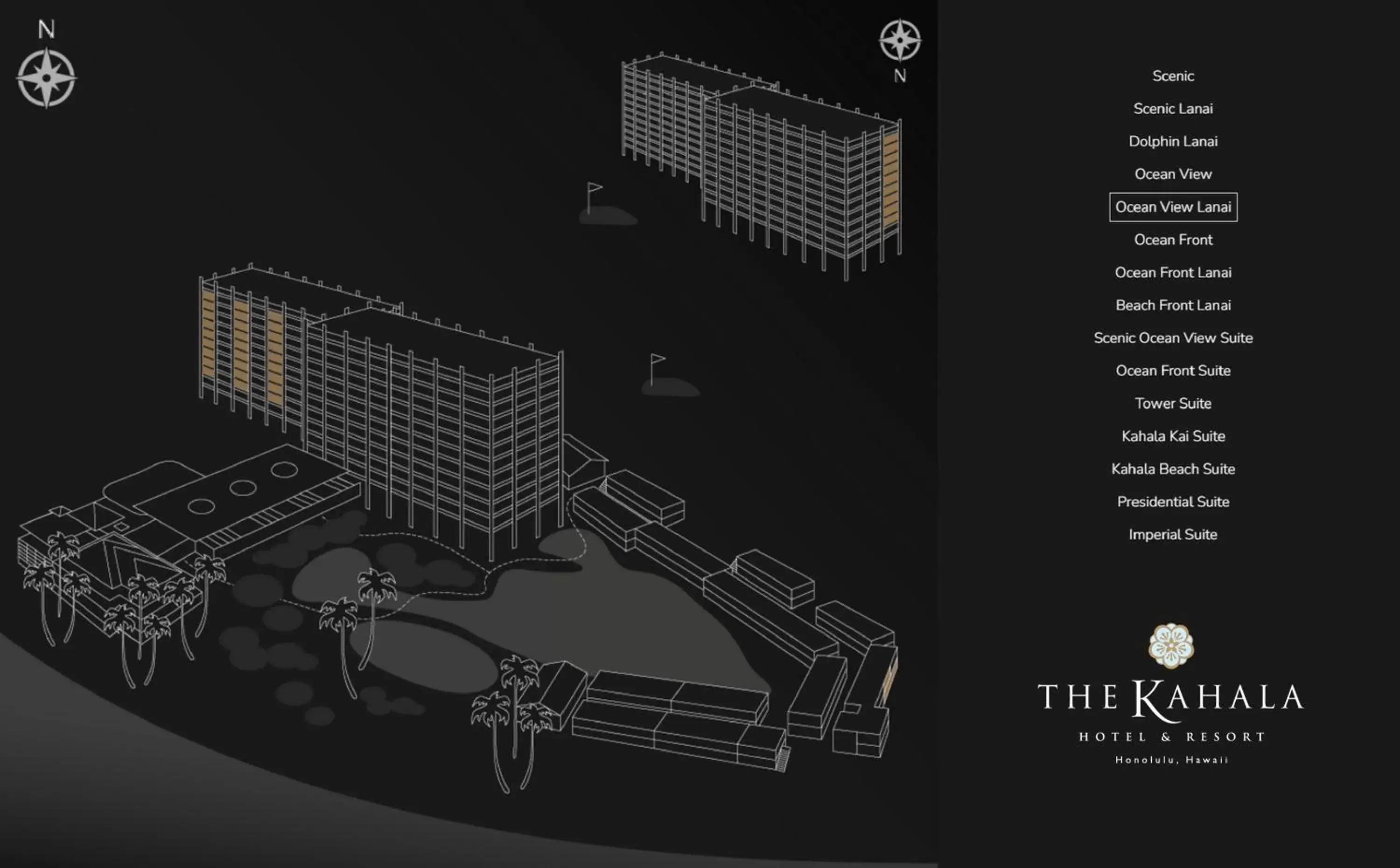 Floor Plan in The Kahala Hotel and Resort