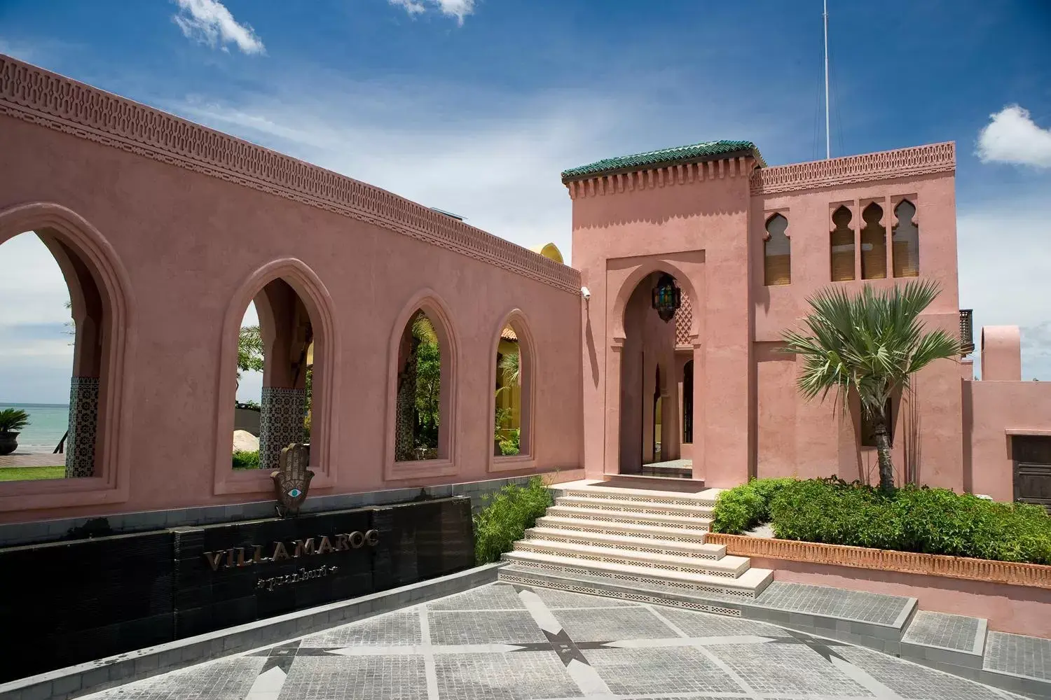 Facade/entrance, Property Building in Villa Maroc Resort