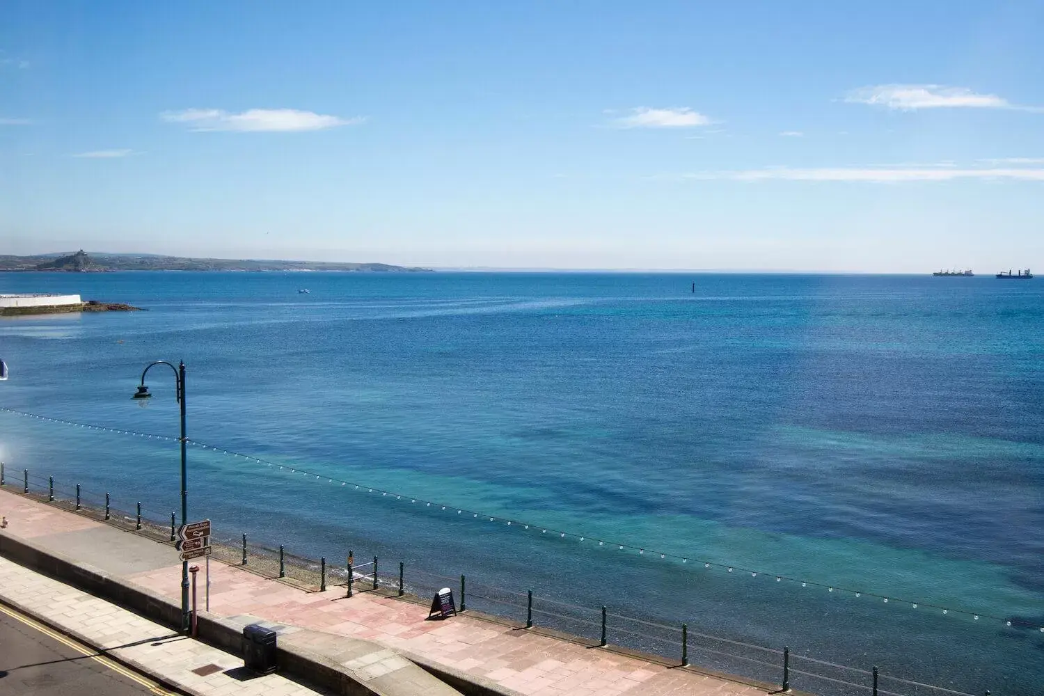 Sea view in The Queens Hotel