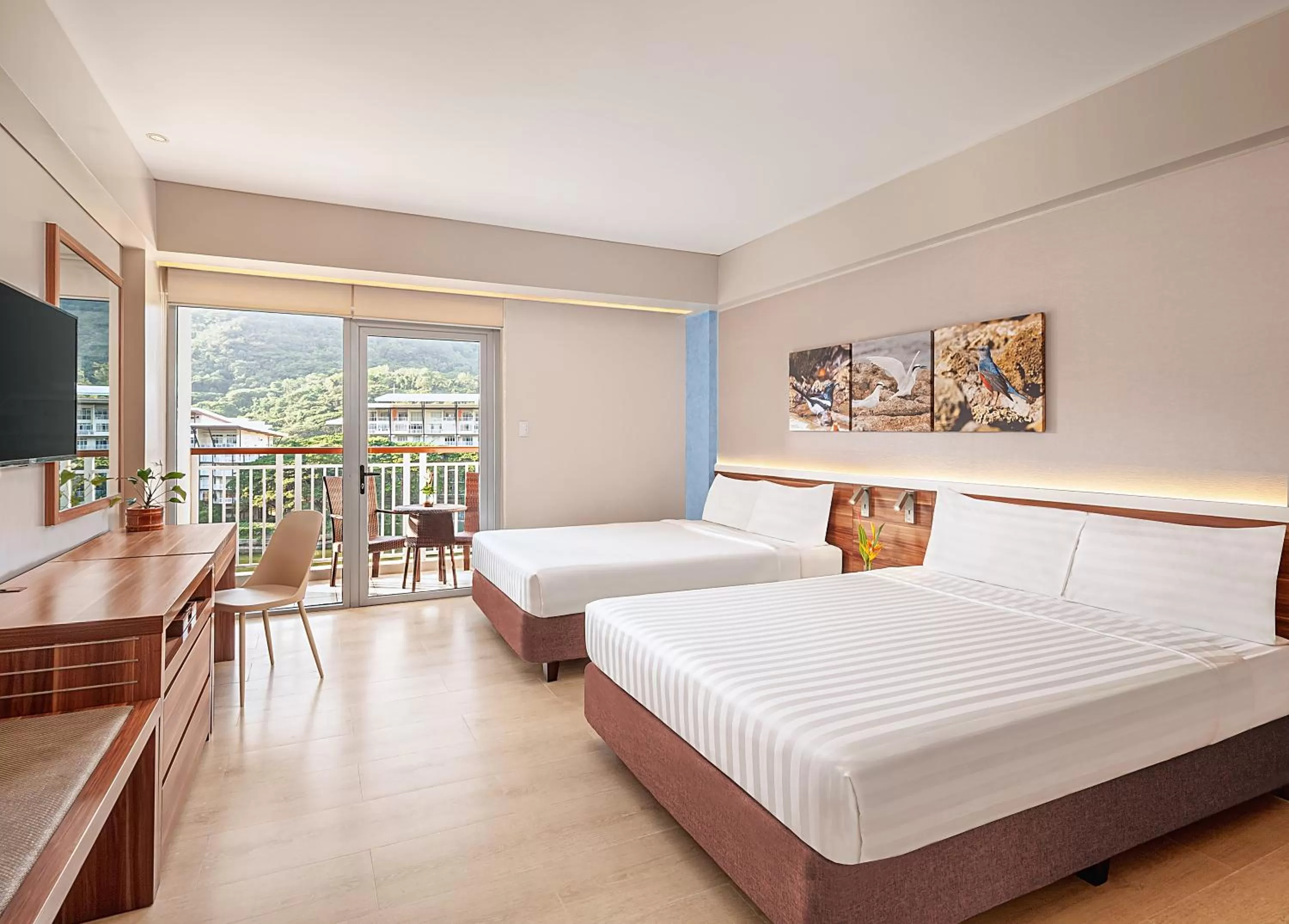 Bed in Pico Sands Hotel