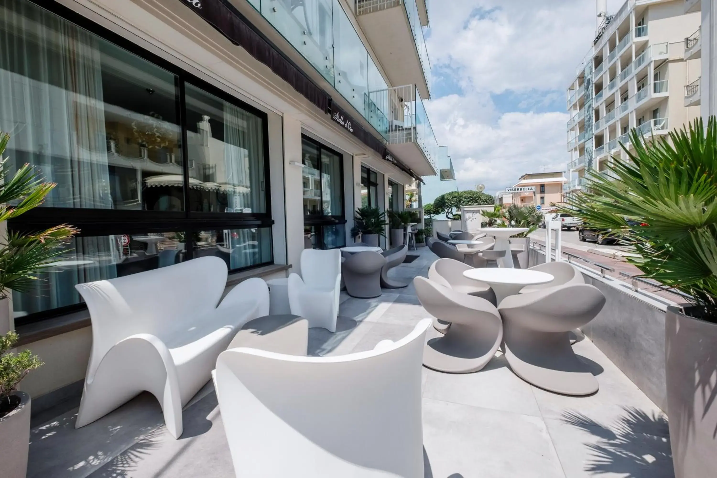 Patio in Hotel Stella D'Oro