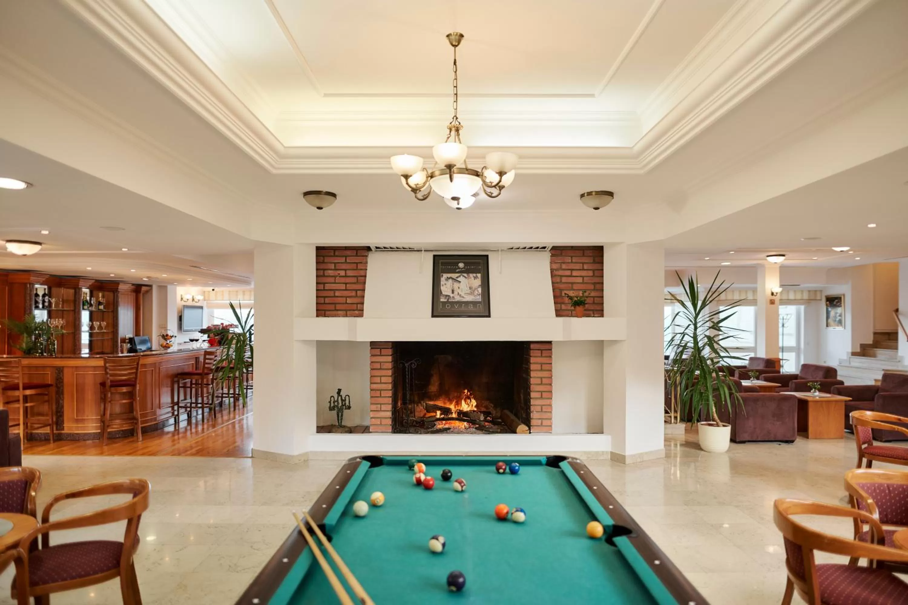 Lounge or bar in Hotel Lovran