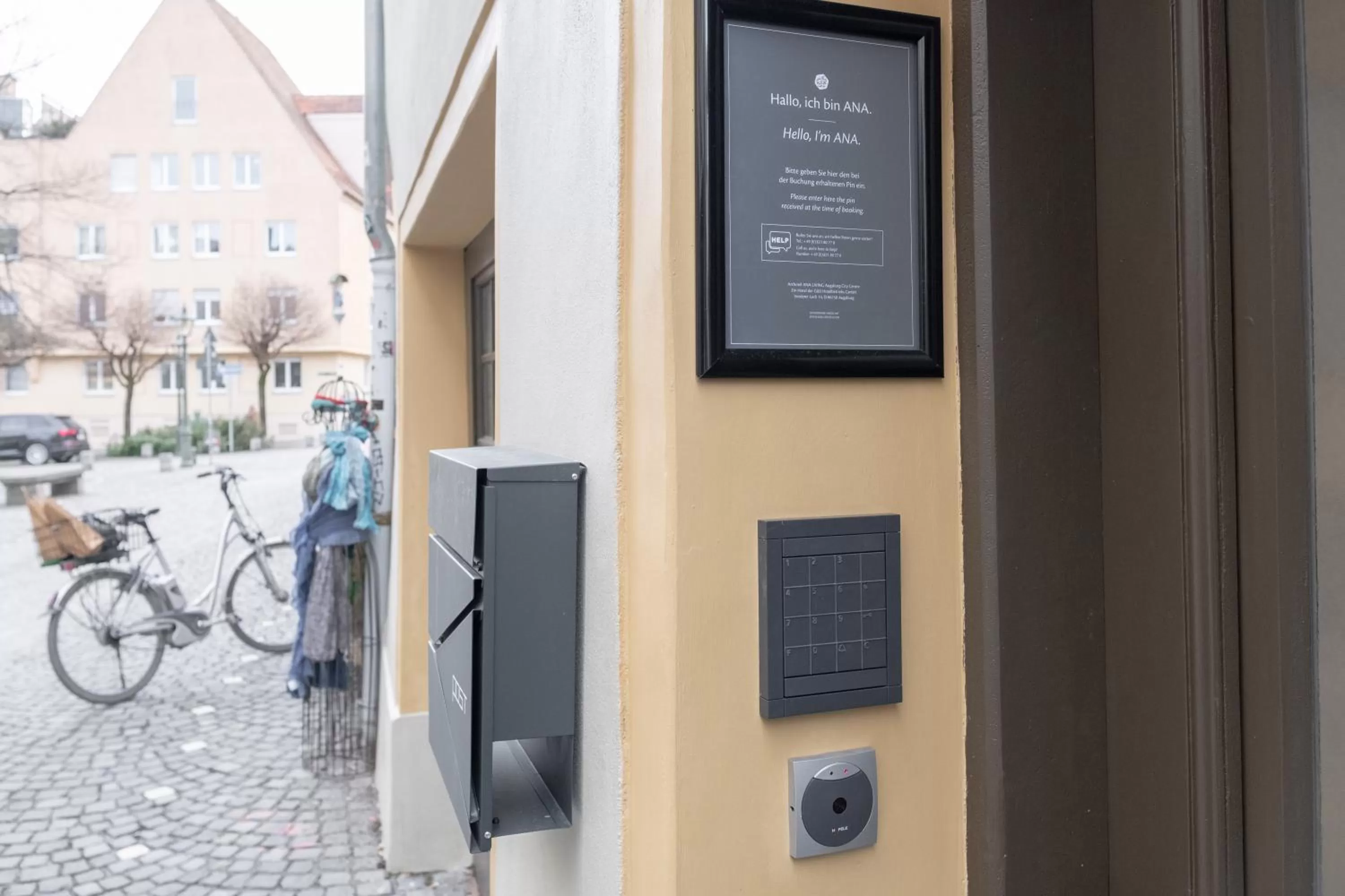 Facade/entrance in ANA Living Augsburg City Center by Arthotel ANA - Self-Service-Hotel