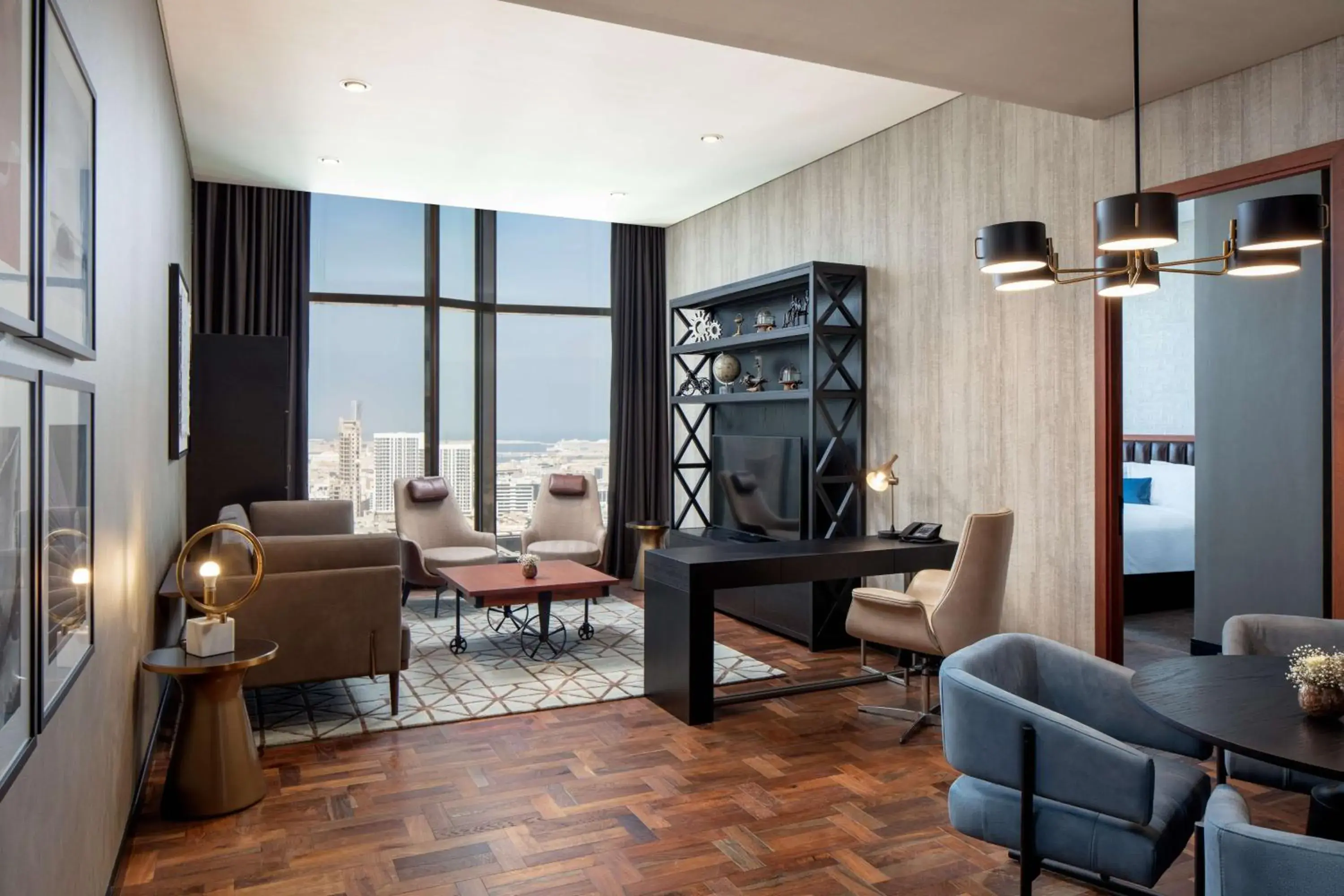 Bedroom, Seating Area in DoubleTree by Hilton Dubai M Square Hotel & Residences