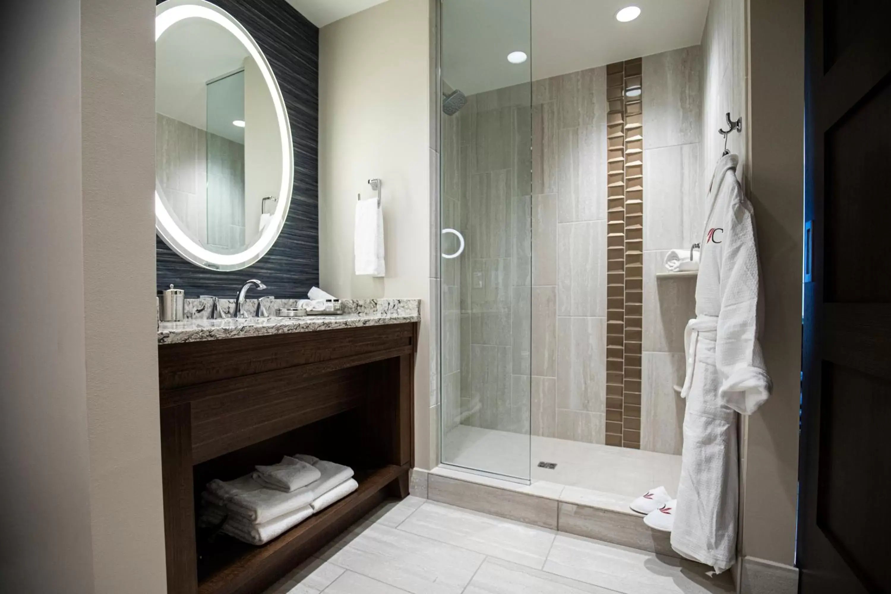 Shower, Bathroom in Choctaw Casino & Resort, Durant
