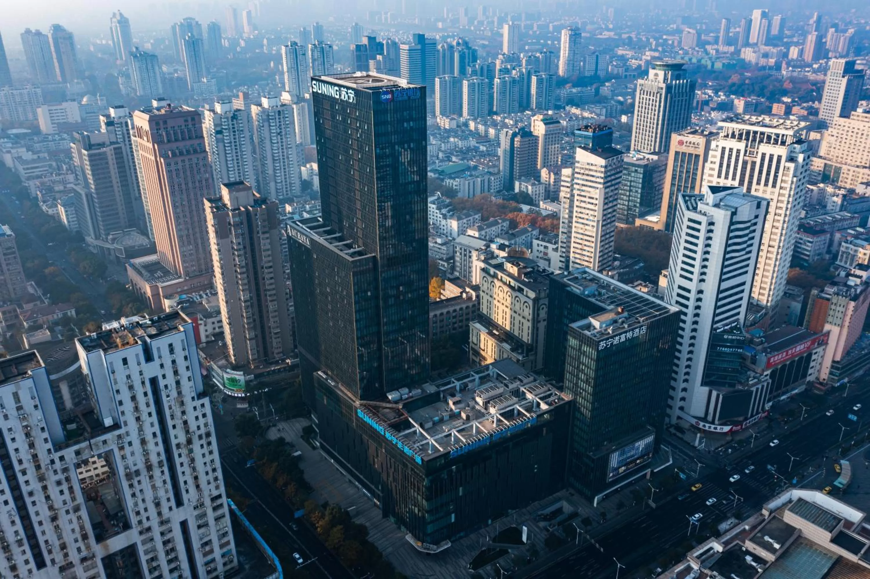 Bird's eye view in Novotel Nanjing Central