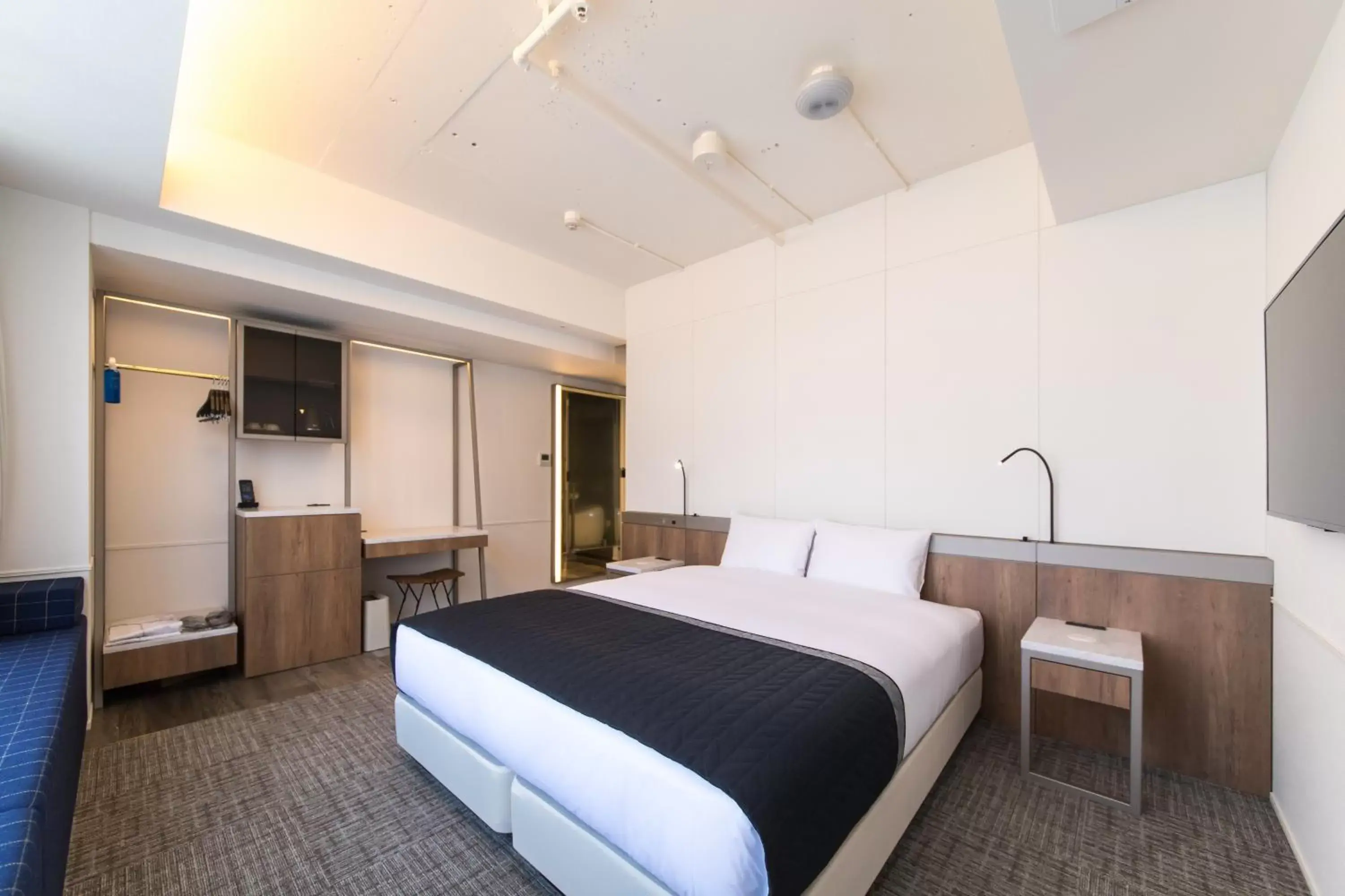 Bed in HOTEL THE FLAG Shinsaibashi Bed in HOTEL THE FLAG Shinsaibashi