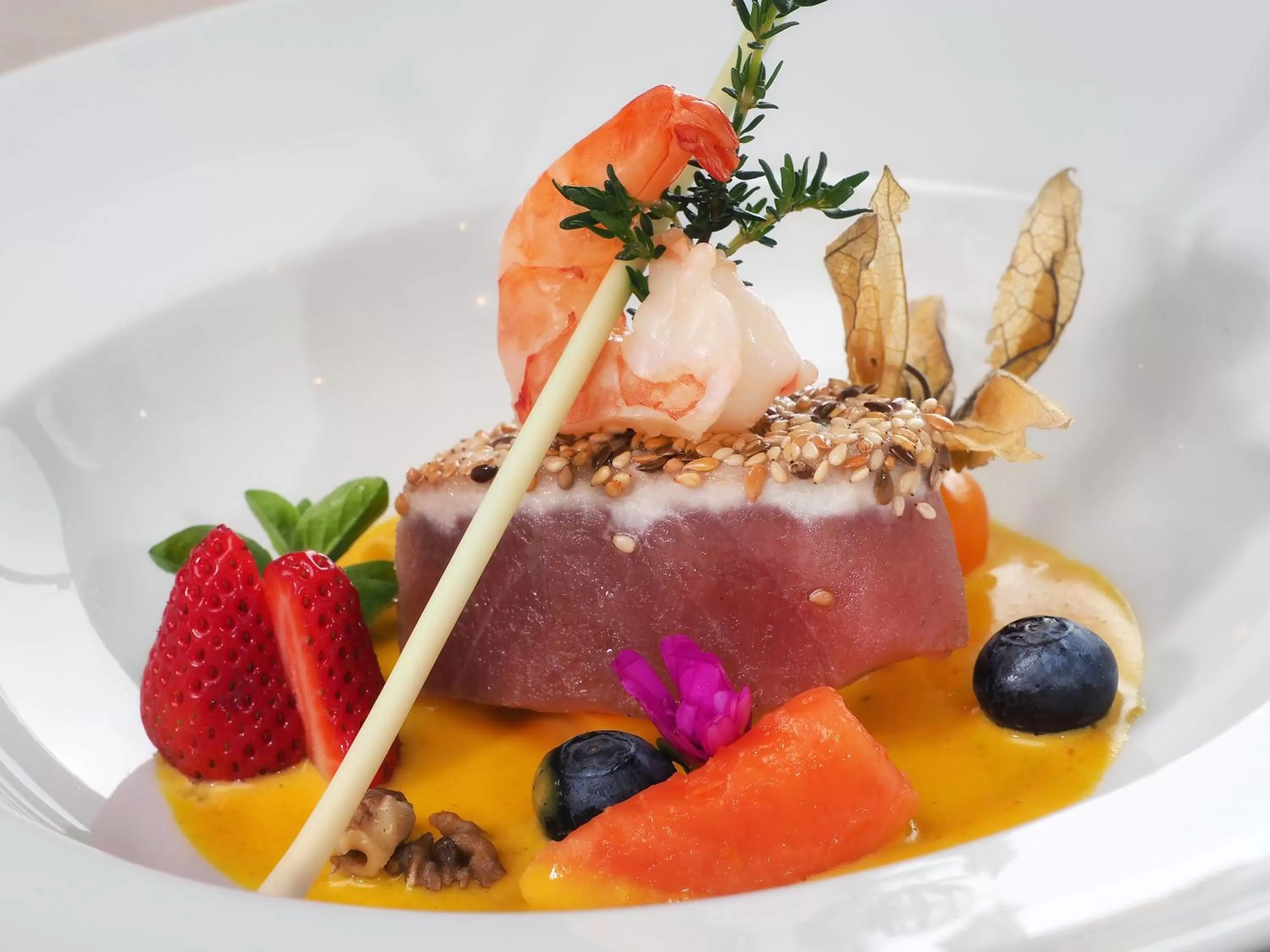 Food close-up in Charme Hotel Ristorante Tre Terre