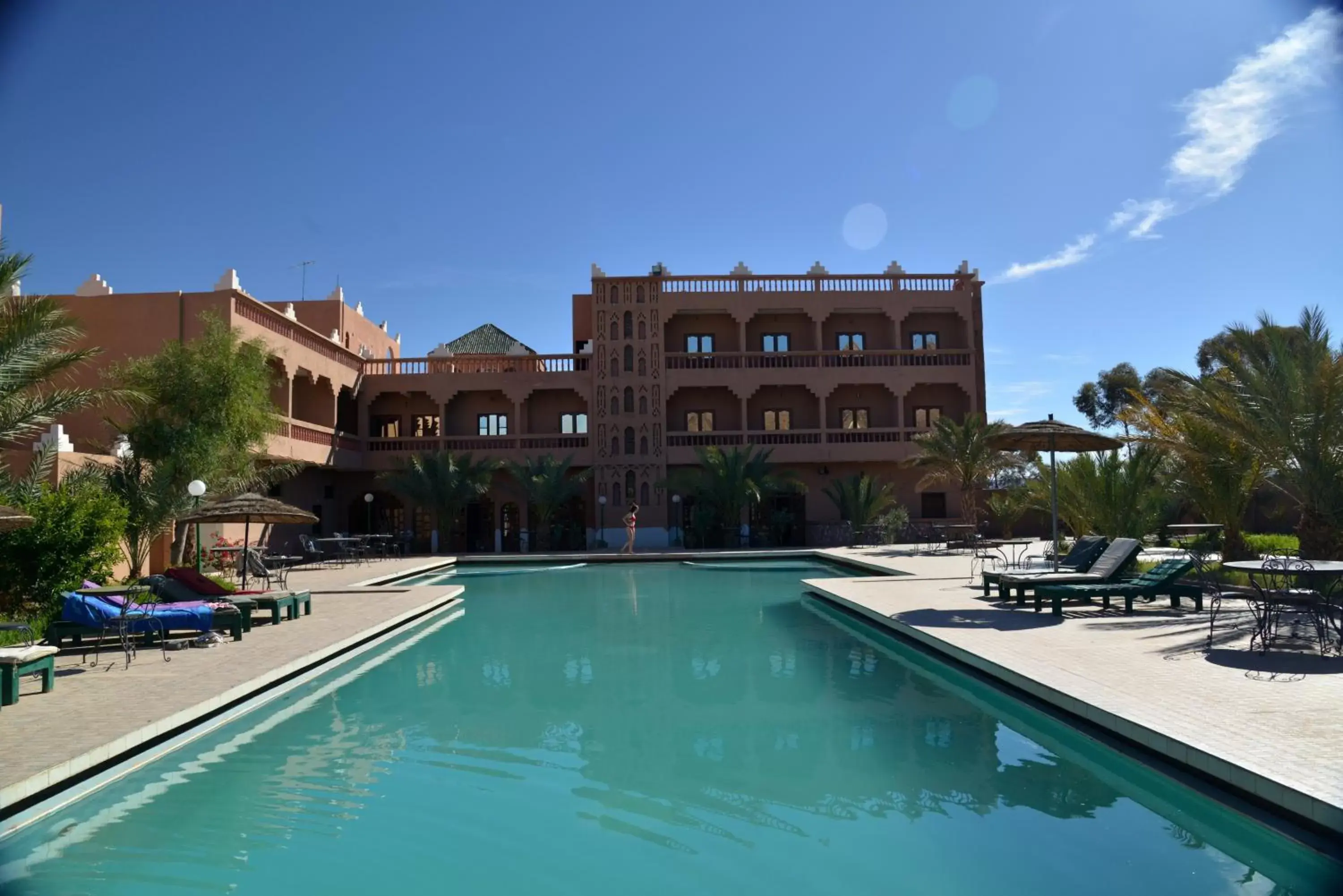 Swimming pool, Property Building in La Perle Du Drâa