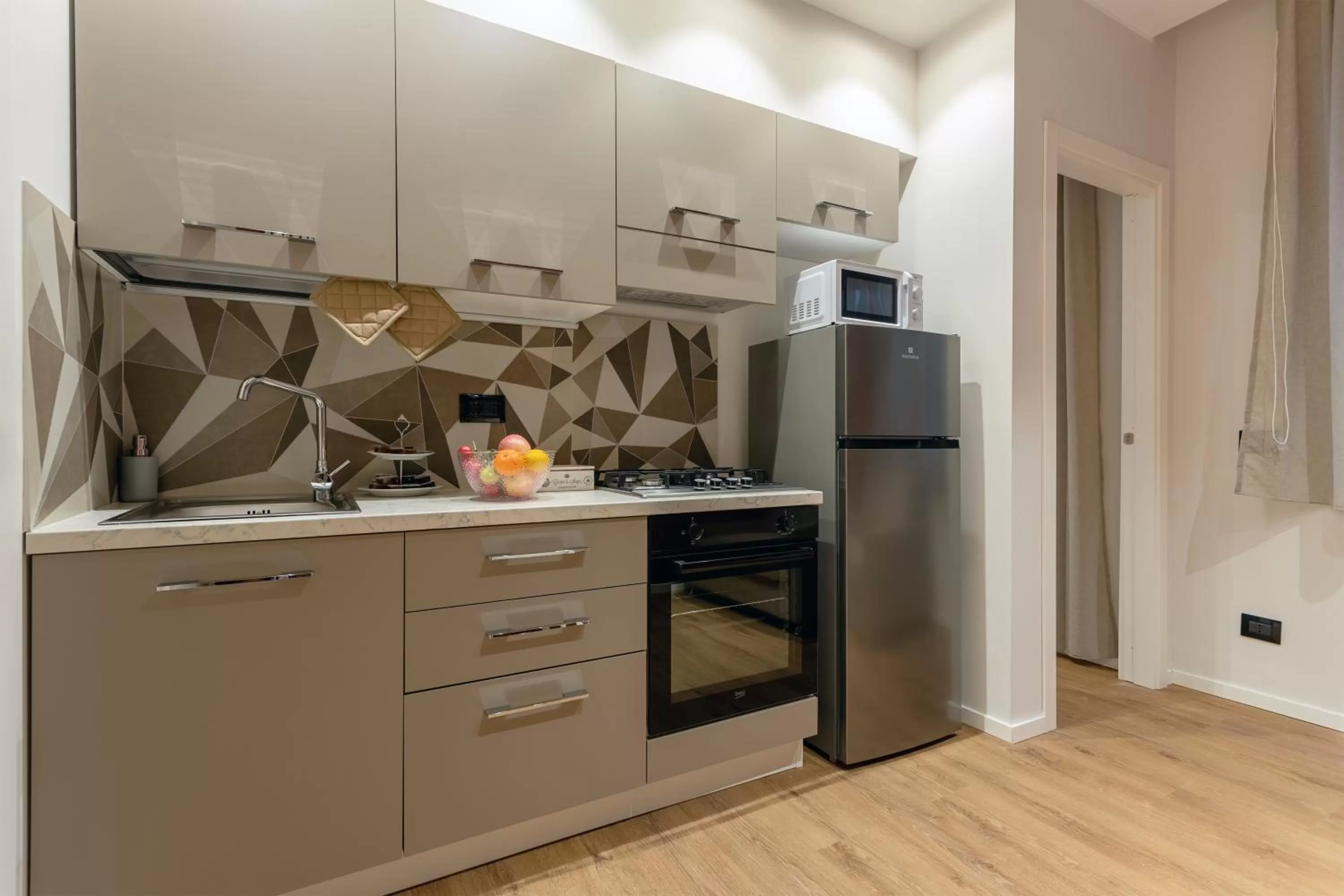 Kitchen or kitchenette in Quinto Stabile Rooms&Suite