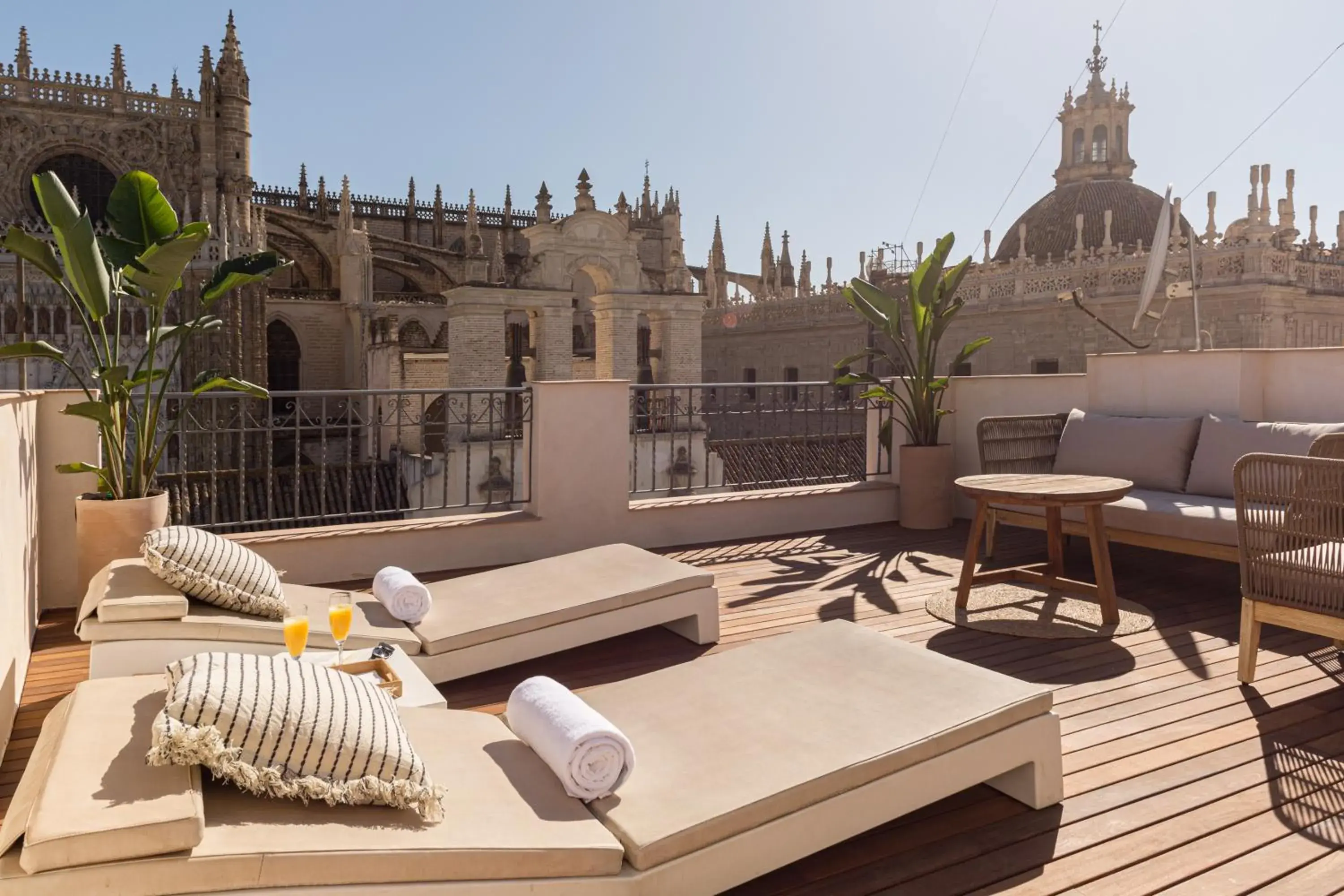 Balcony/Terrace in Puerta Catedral Apartments