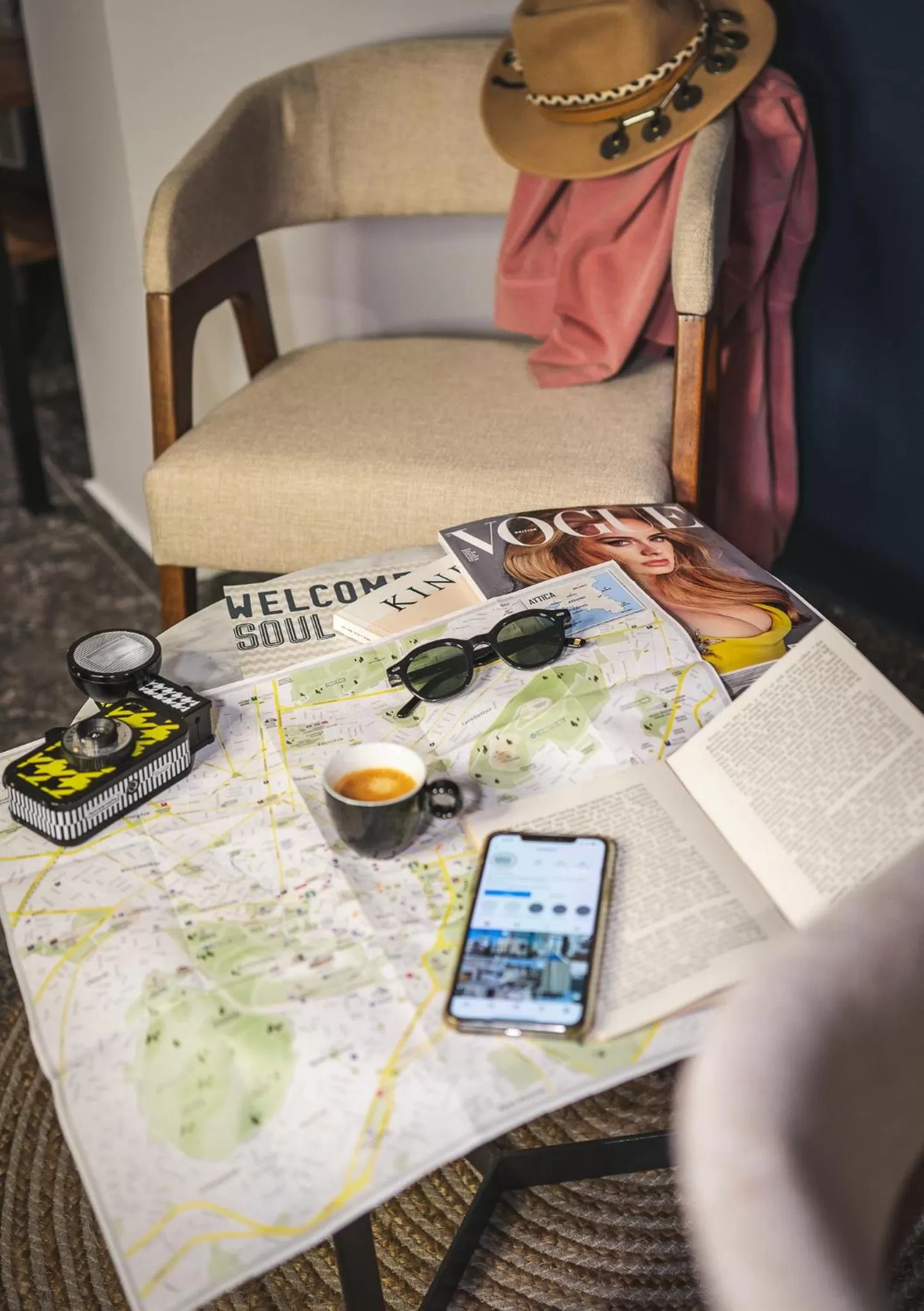 Food and drinks in Play Theatrou Athens a member of Brown Hotels