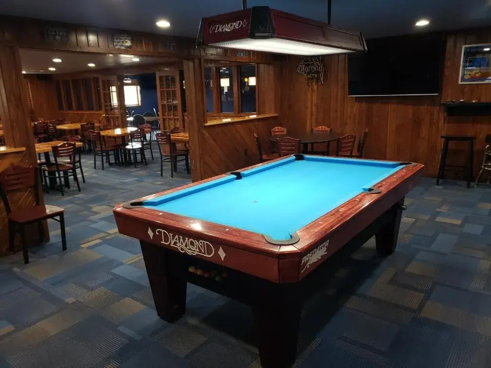 Billiards in Sunset Motel of St. Ignace