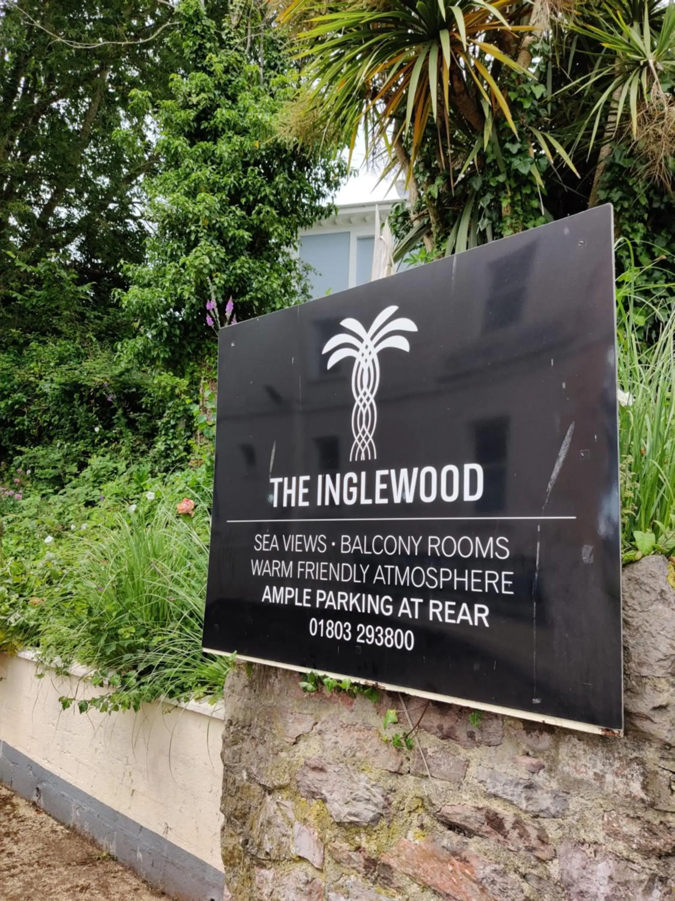 Garden in Inglewood Palm Hotel, Abbey Sands Torquay