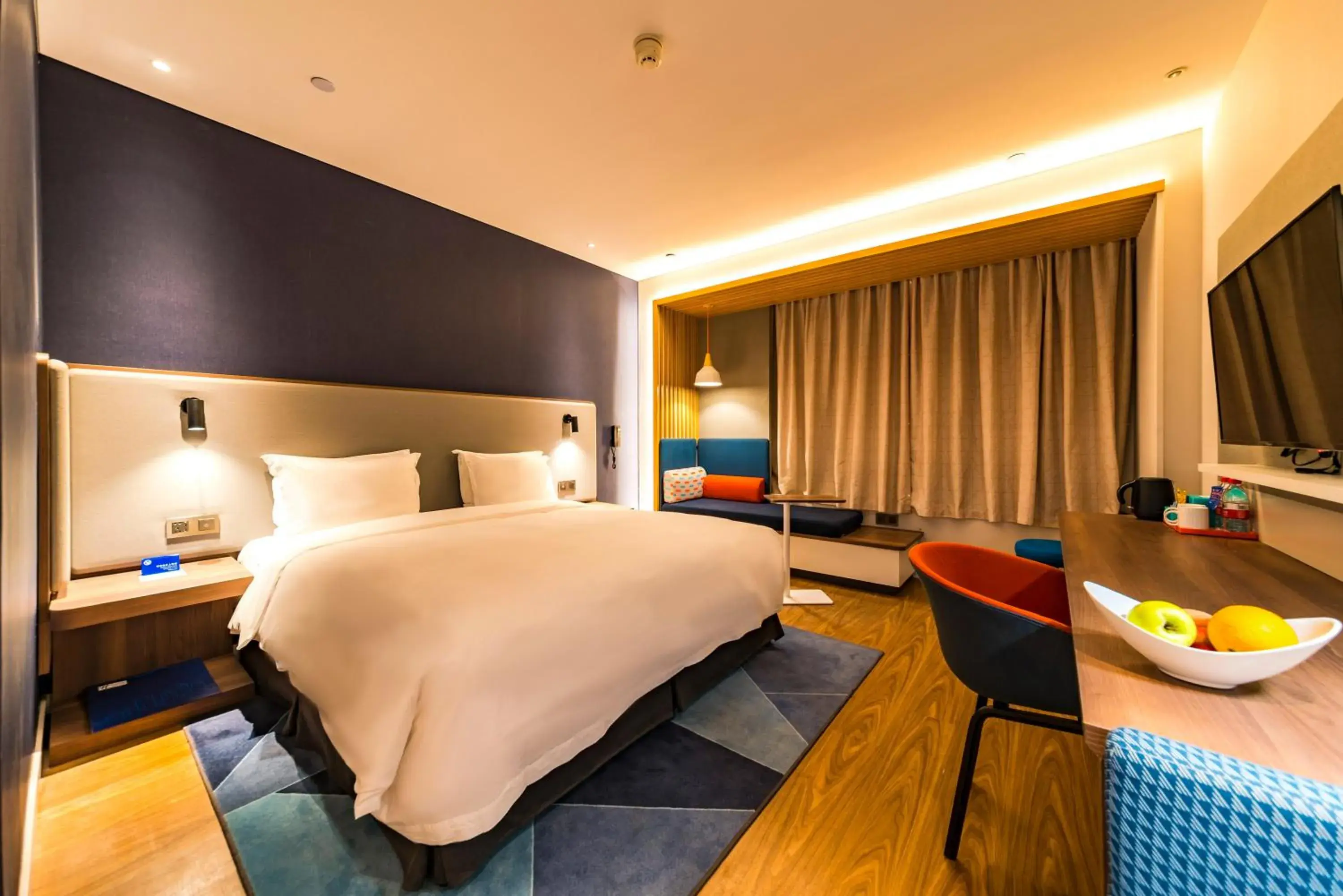 Bed in Holiday Inn Express Shijiazhuang High-tech Zone, an IHG Hotel