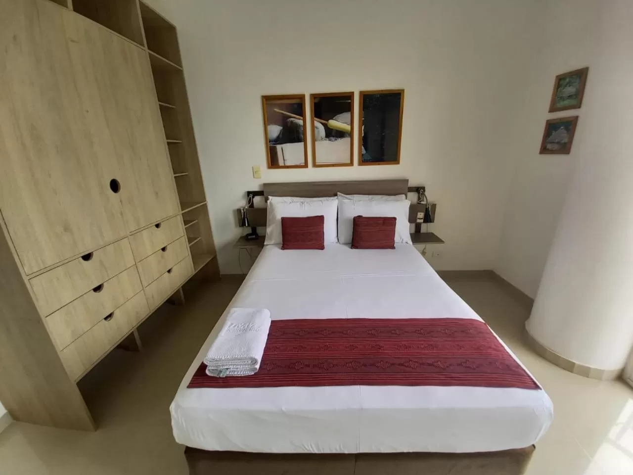 Bed in Terrazas Tayrona Travelers Apartamentos y Suites