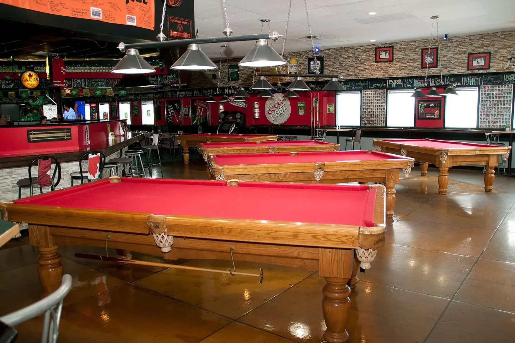 Billiards in El Lobo Motel