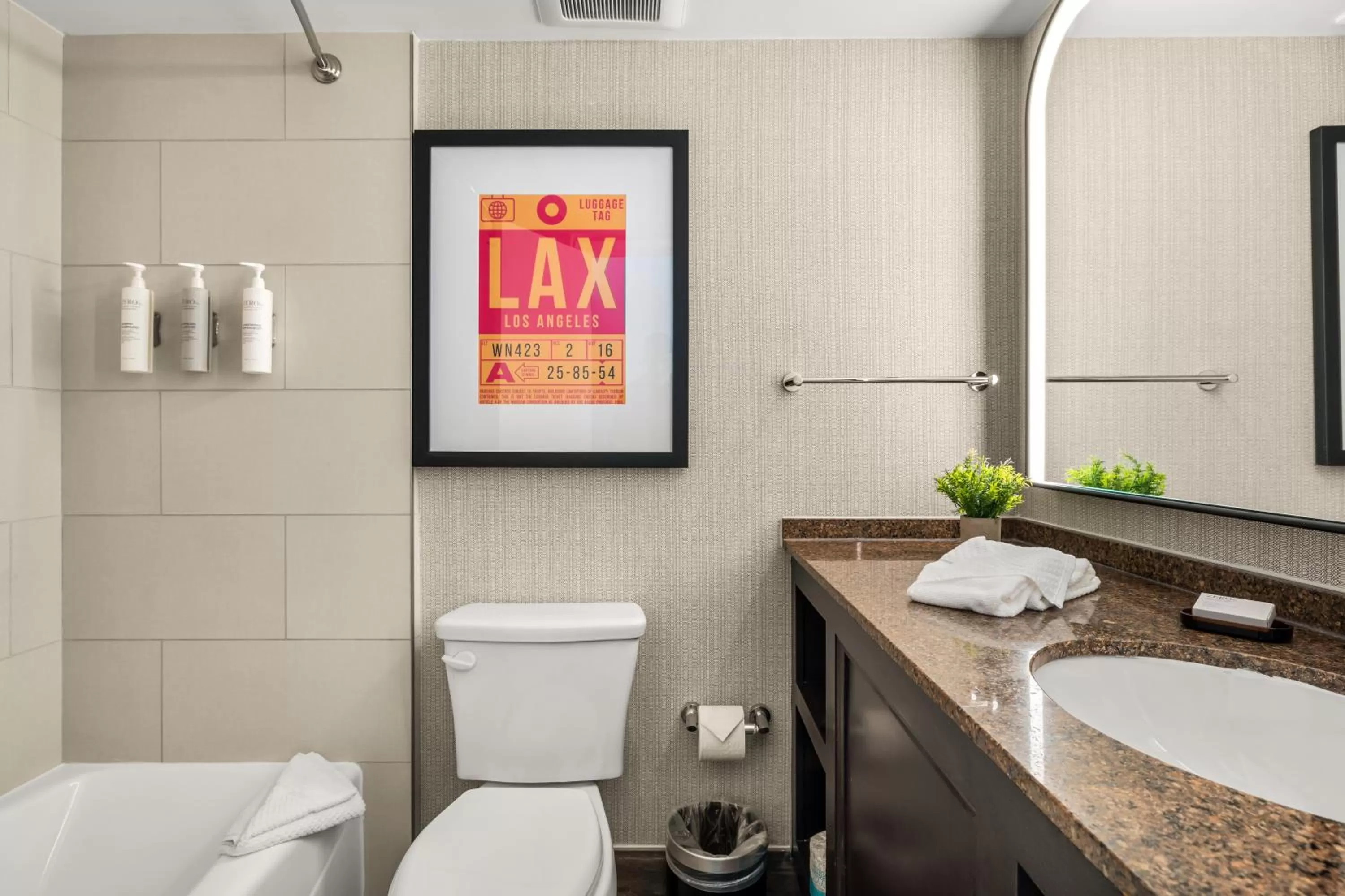 Bathroom in Embassy Suites by Hilton Los Angeles International Airport South