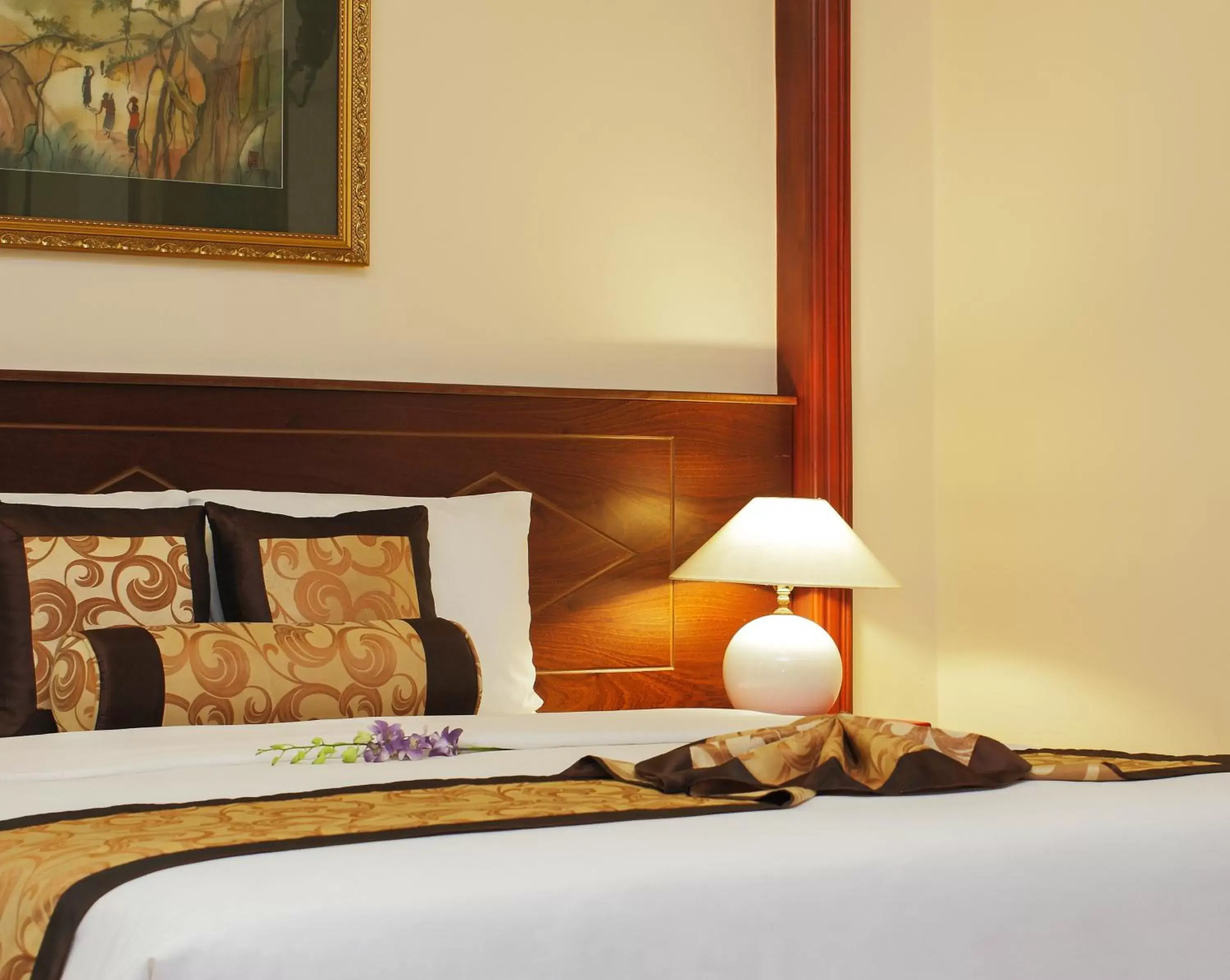 Bed in Royal Hotel Saigon