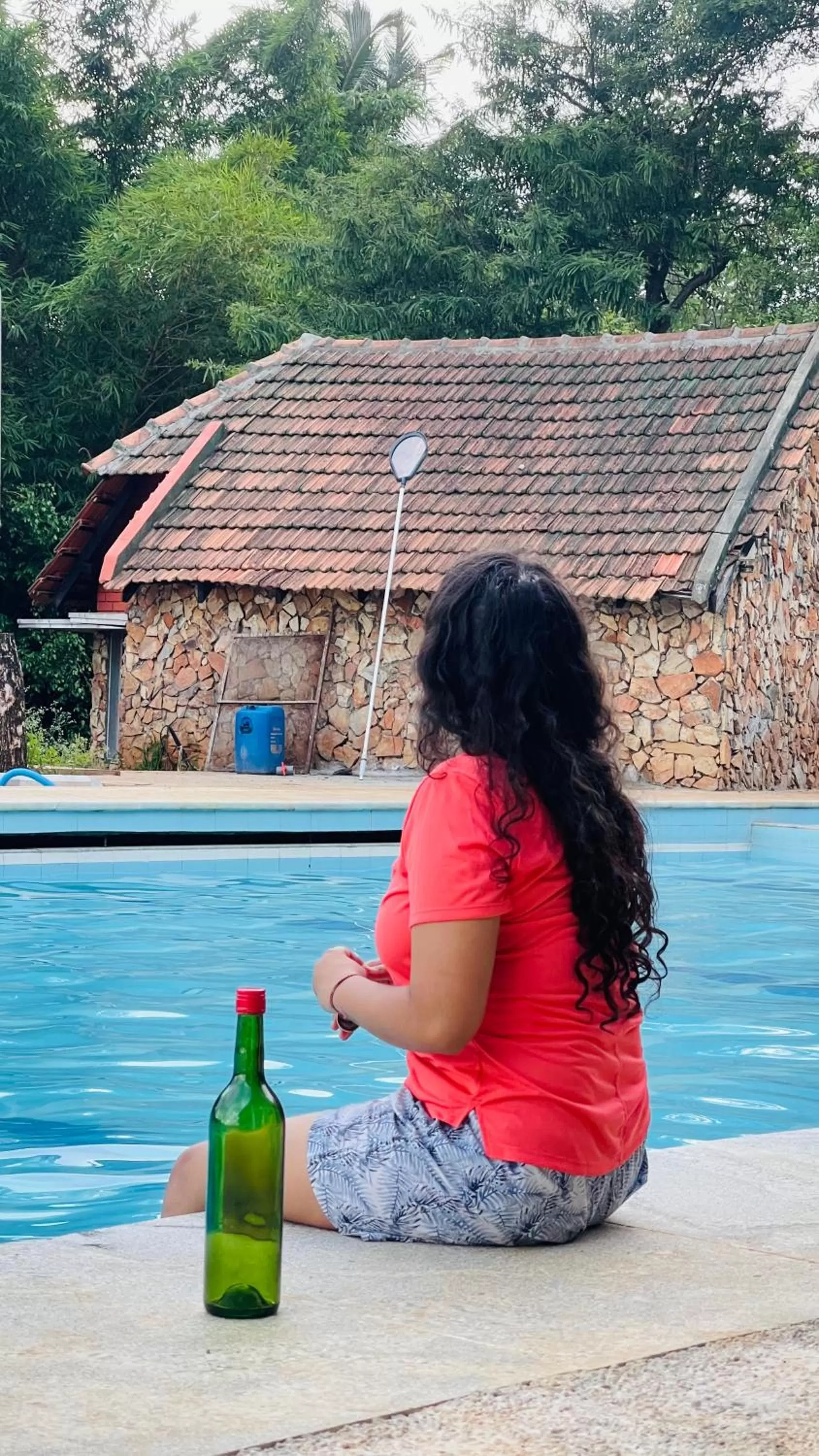 Swimming pool in Commune18 Resort Chikmagalur