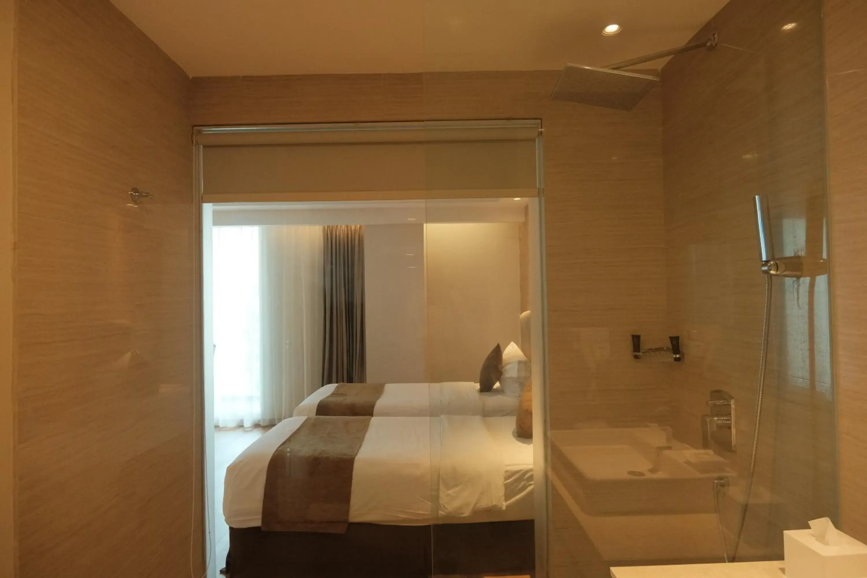 Bed in Platinum Adisucipto Yogyakarta Hotel & Conference Center