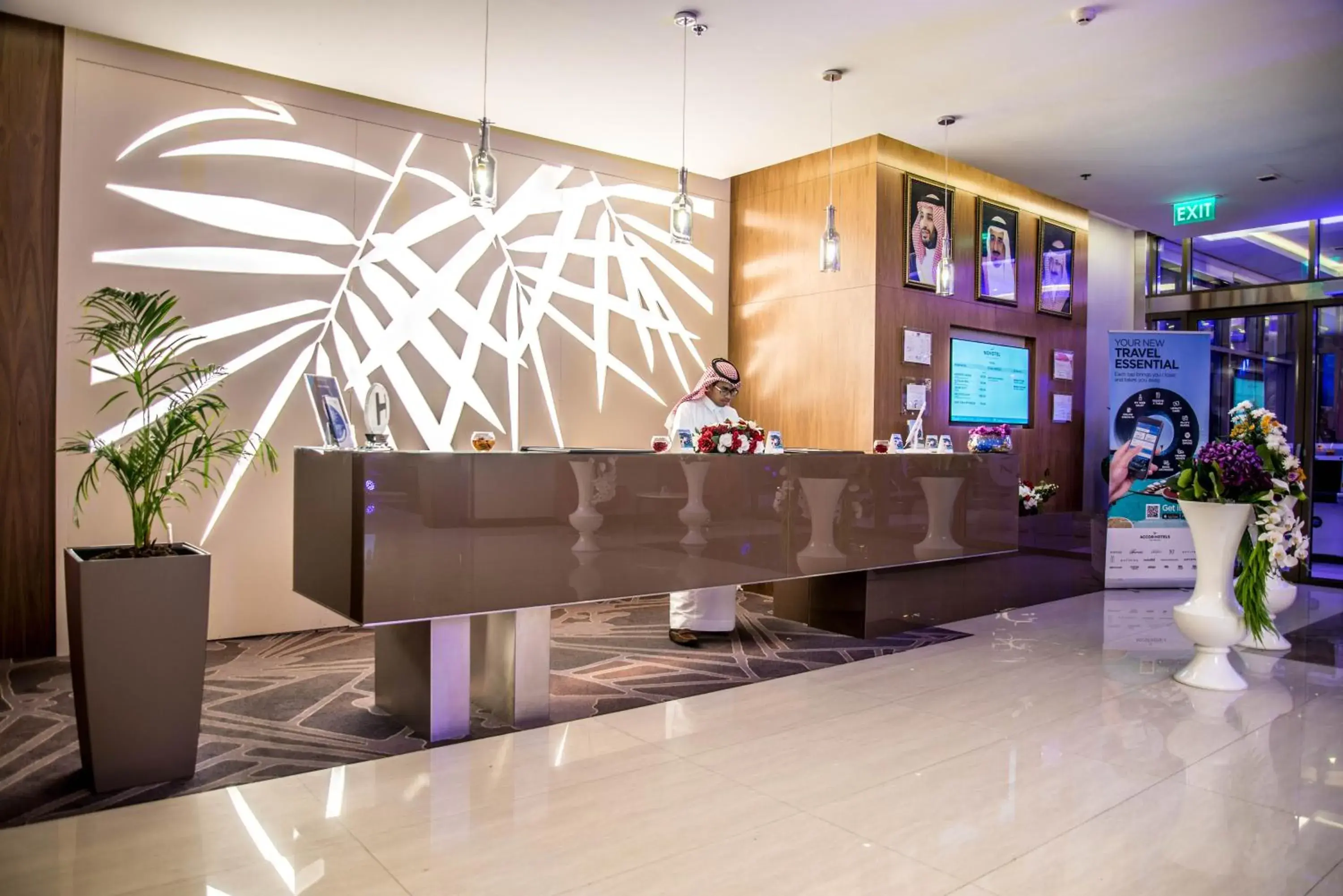 Lobby or reception in Novotel Yanbu Albahr