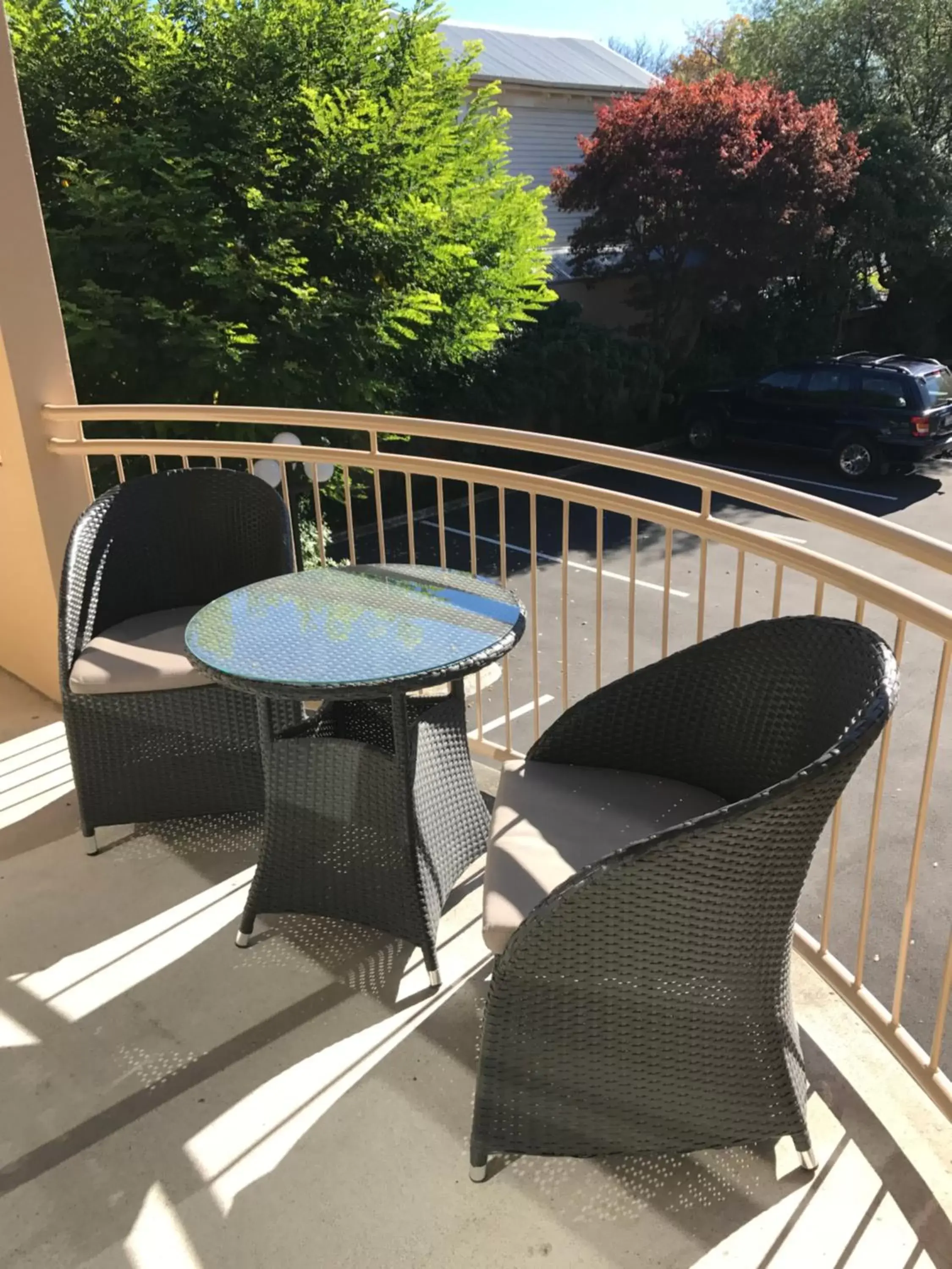 Balcony/Terrace in Tuscana Motor Lodge