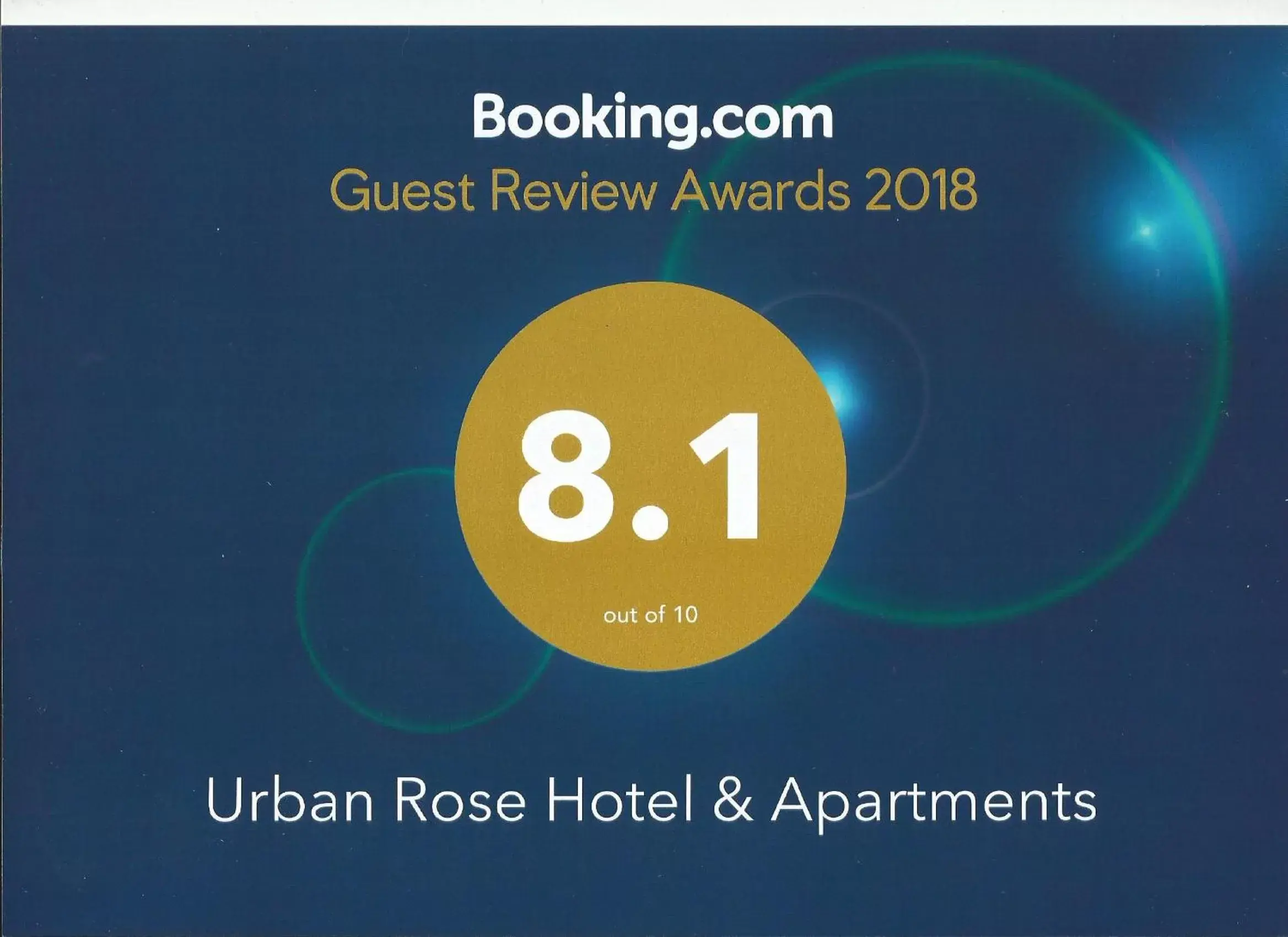 Logo/Certificate/Sign in Urban Rose Hotel & Apartments