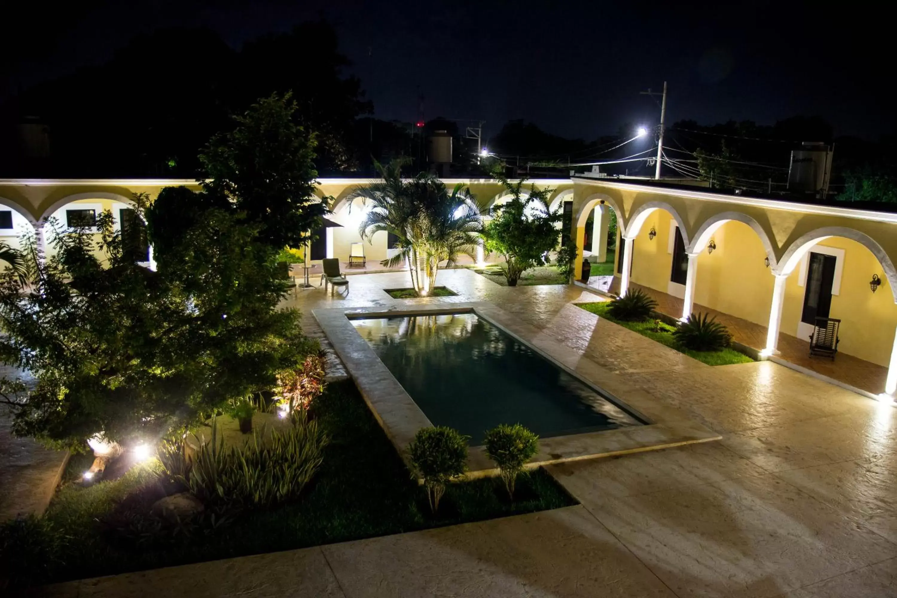 Property building, Swimming Pool in Hotel Hacienda Izamal