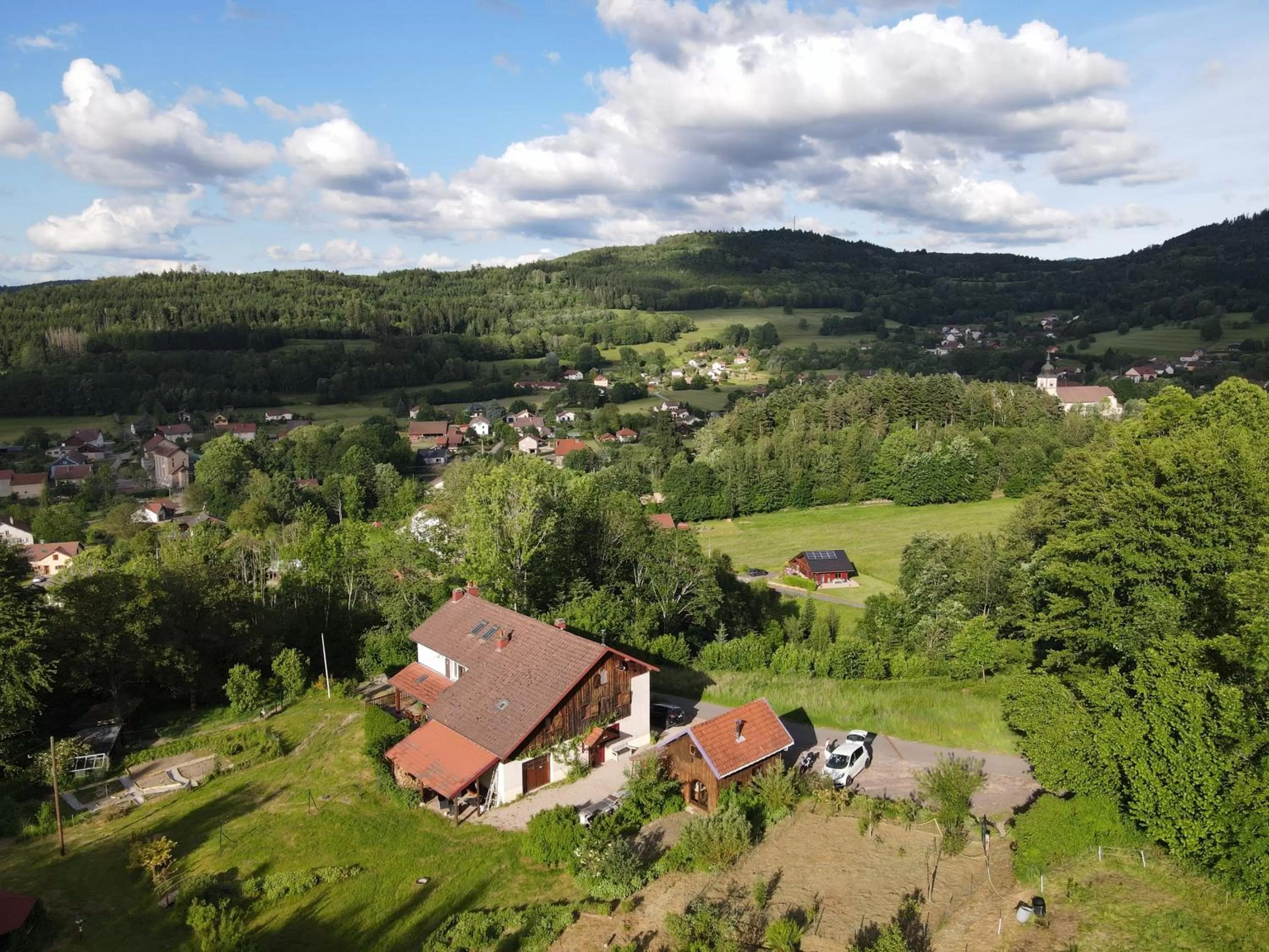 Bird's eye view in chambres d'hôtes le Chêne