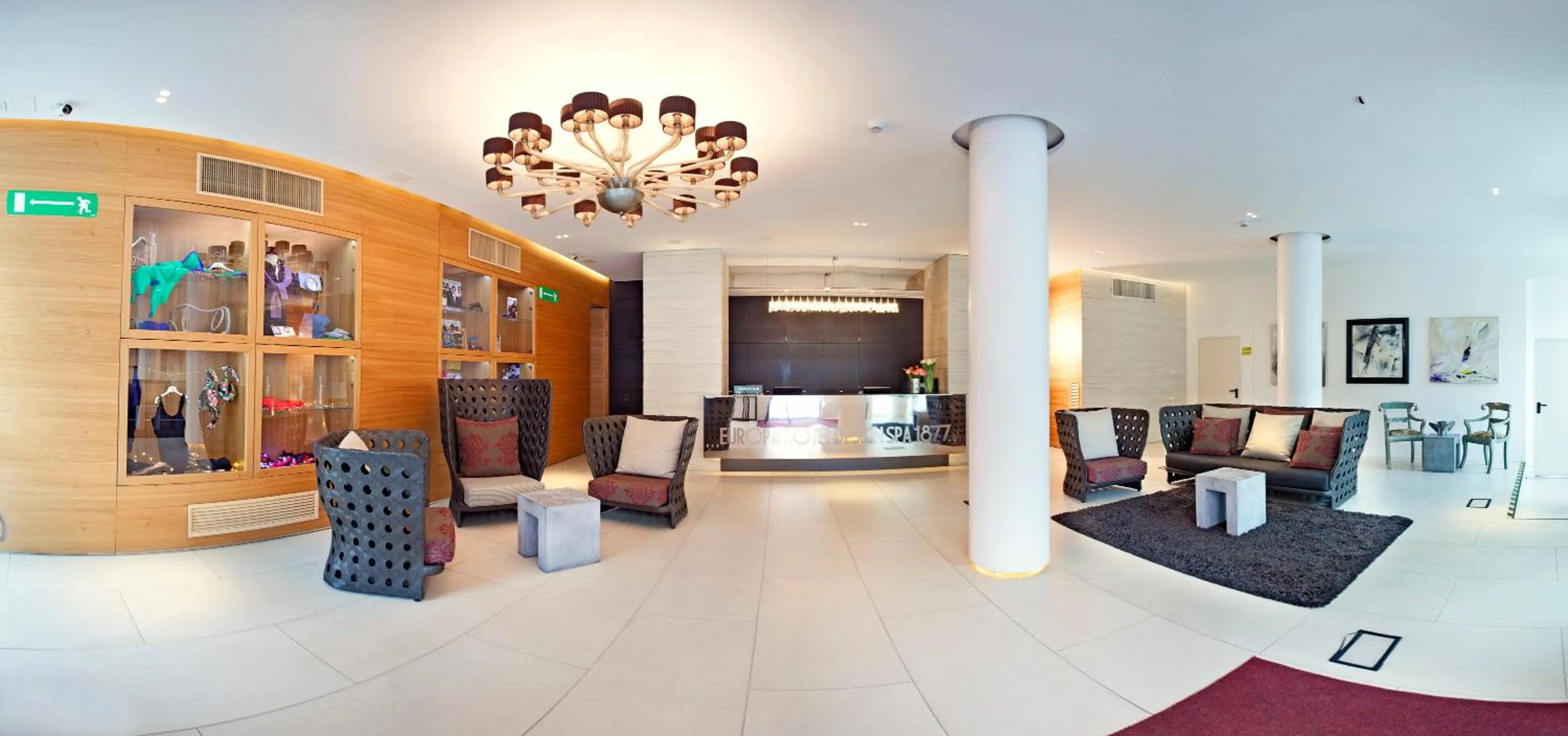 Lobby or reception in Europa Hotel Design Spa 1877