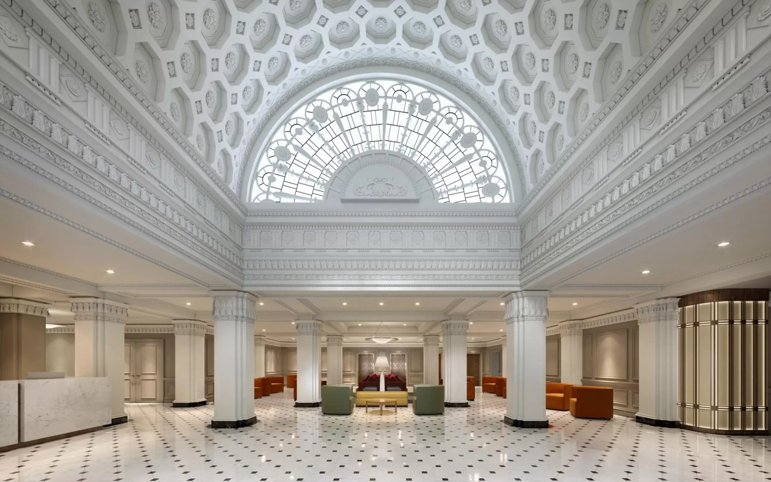 Lobby or reception in Hamilton Hotel - Washington DC