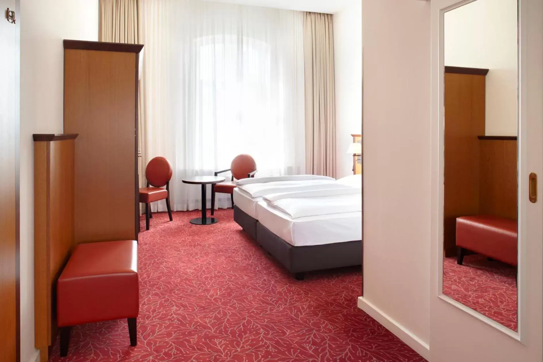 Bed in Hotel Hafen Hamburg