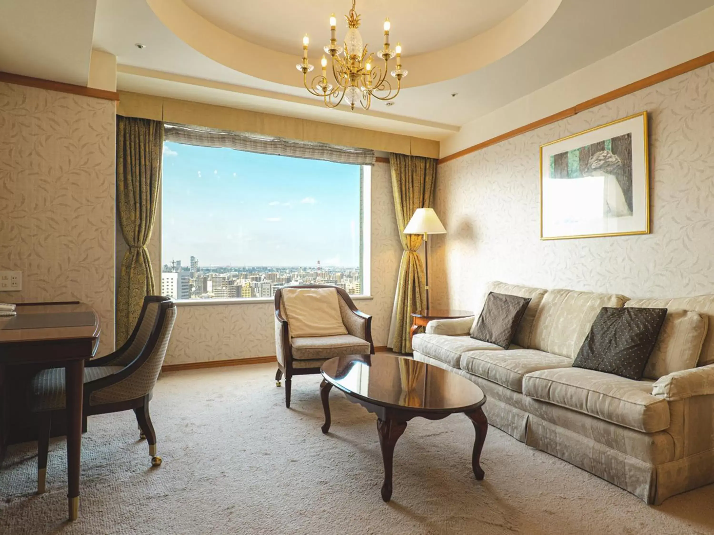 Living room, Seating Area in Sapporo Prince Hotel