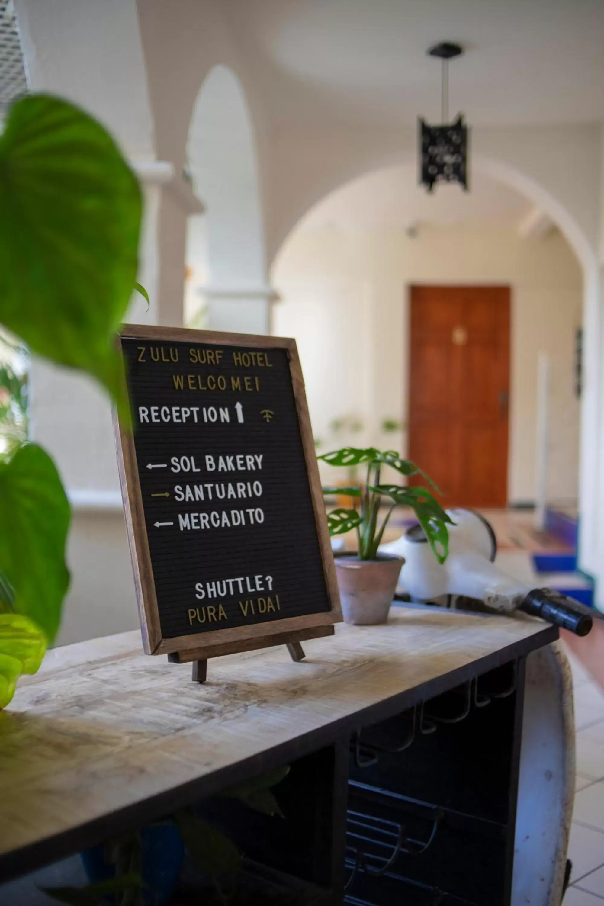 Lobby or reception in Zulu Surf Hotel Tamarindo