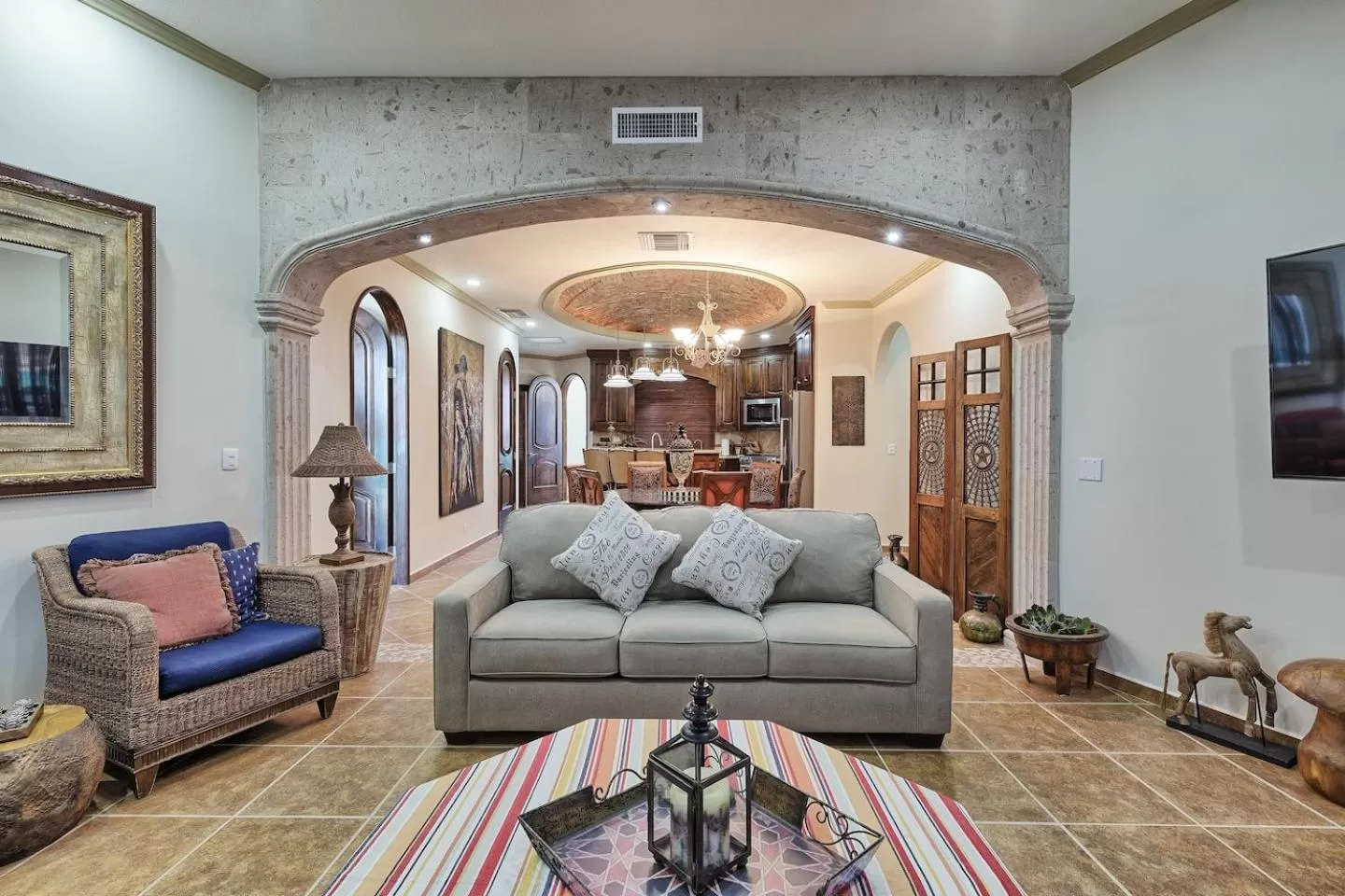 Living room in Esmeralda Beach Resort