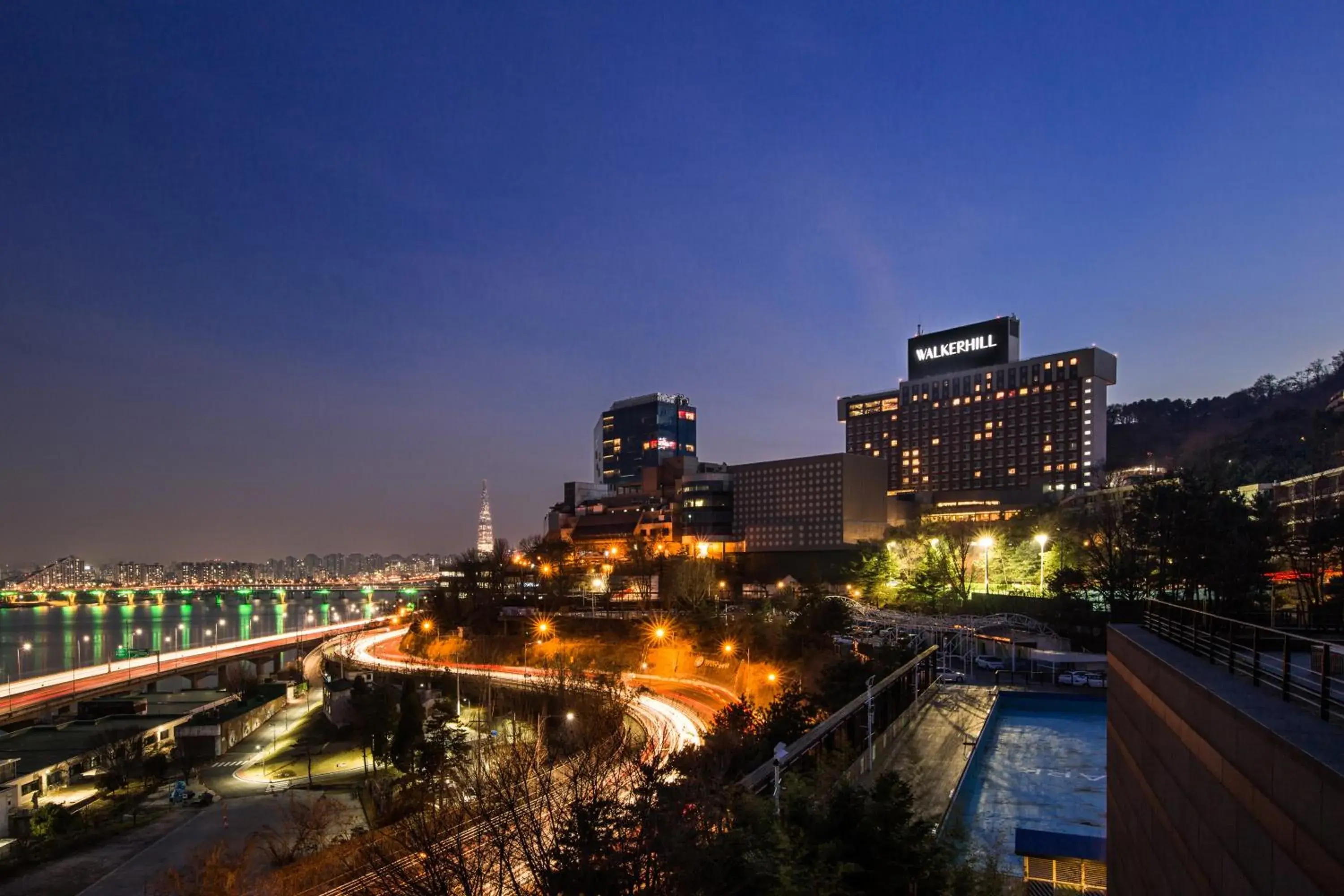 Bird's eye view in Grand Walkerhill Seoul